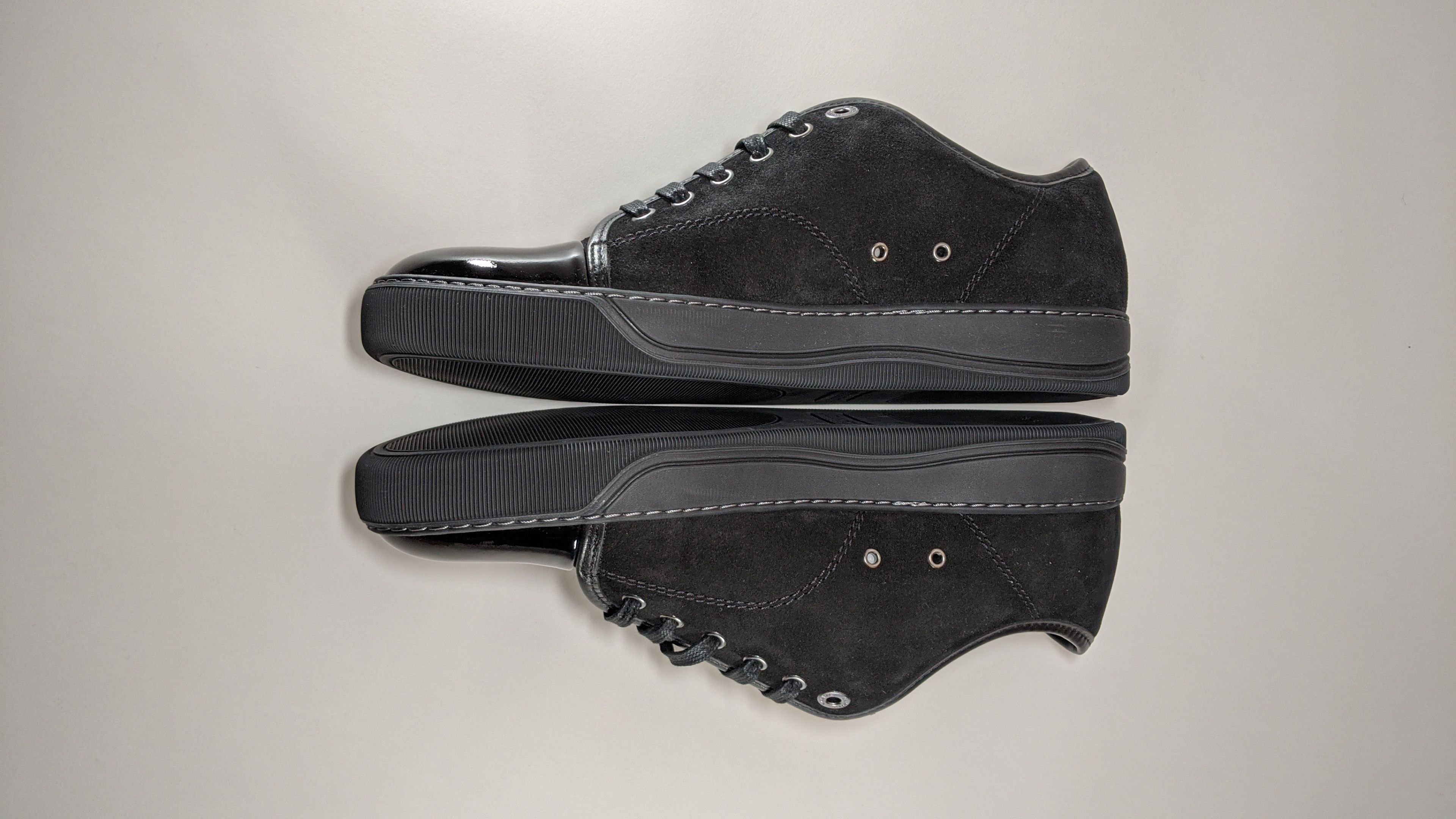 Lanvin Suede and leather cap-toe sneaker Size US 7 / EU 40 - 3 Thumbnail