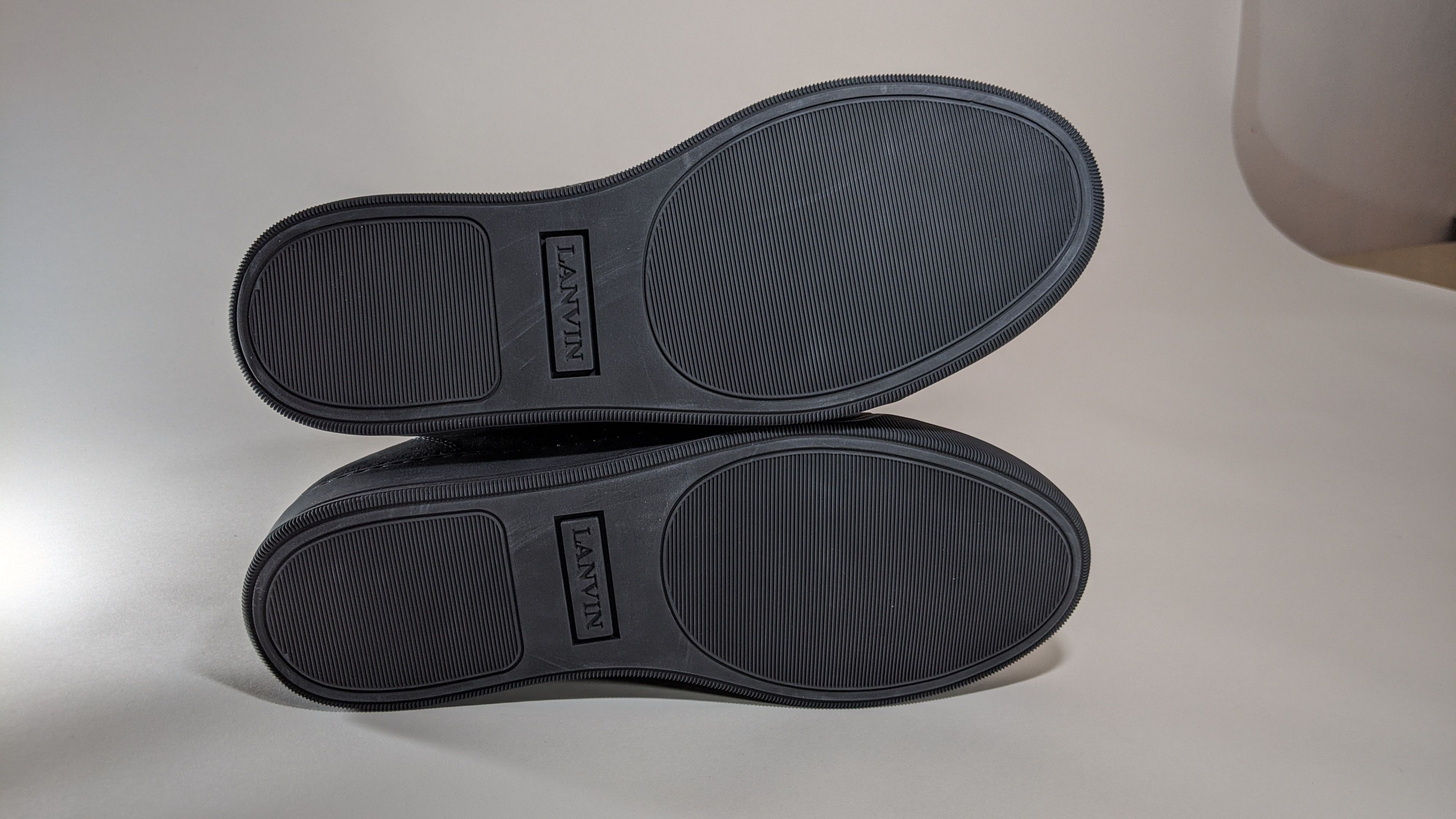 Lanvin Suede and leather cap-toe sneaker Size US 7 / EU 40 - 4 Thumbnail