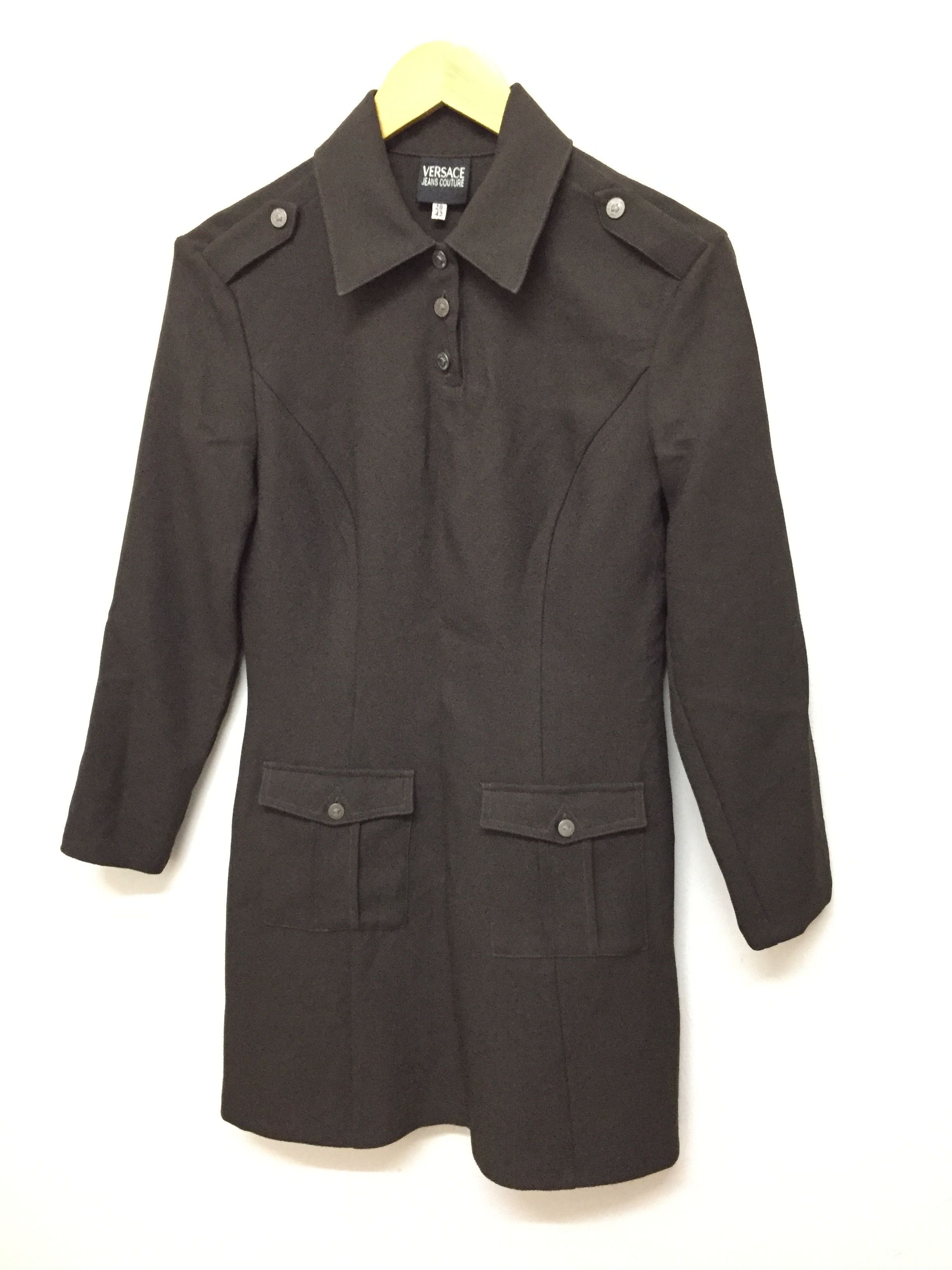 90's VERSACE Germany Uniform bush pocket embroidered