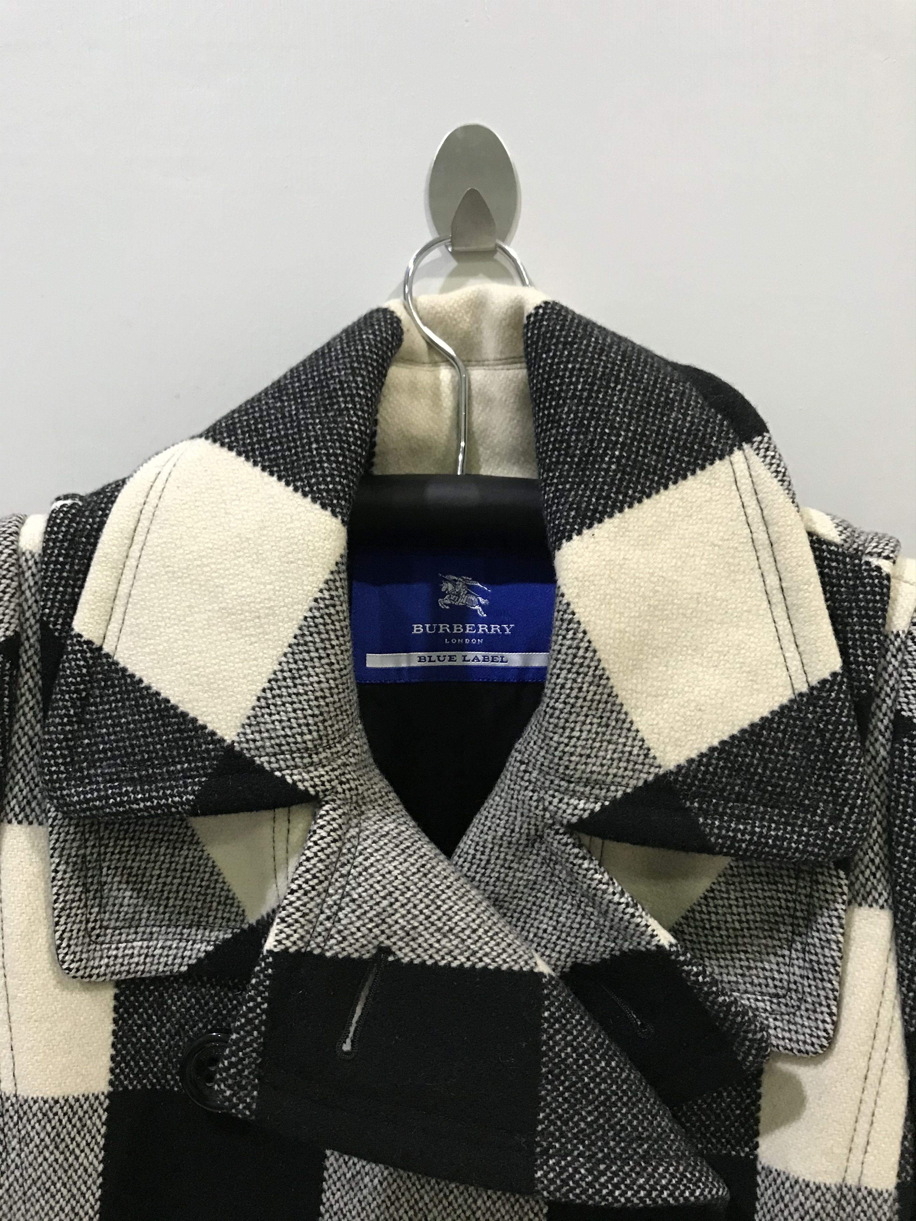 Burberry 2-OC4- WOMEN! BURBERRY BLUE LABEL Plaid Peacot Size XS / US 0-2 / IT 36-38 - 17 Thumbnail