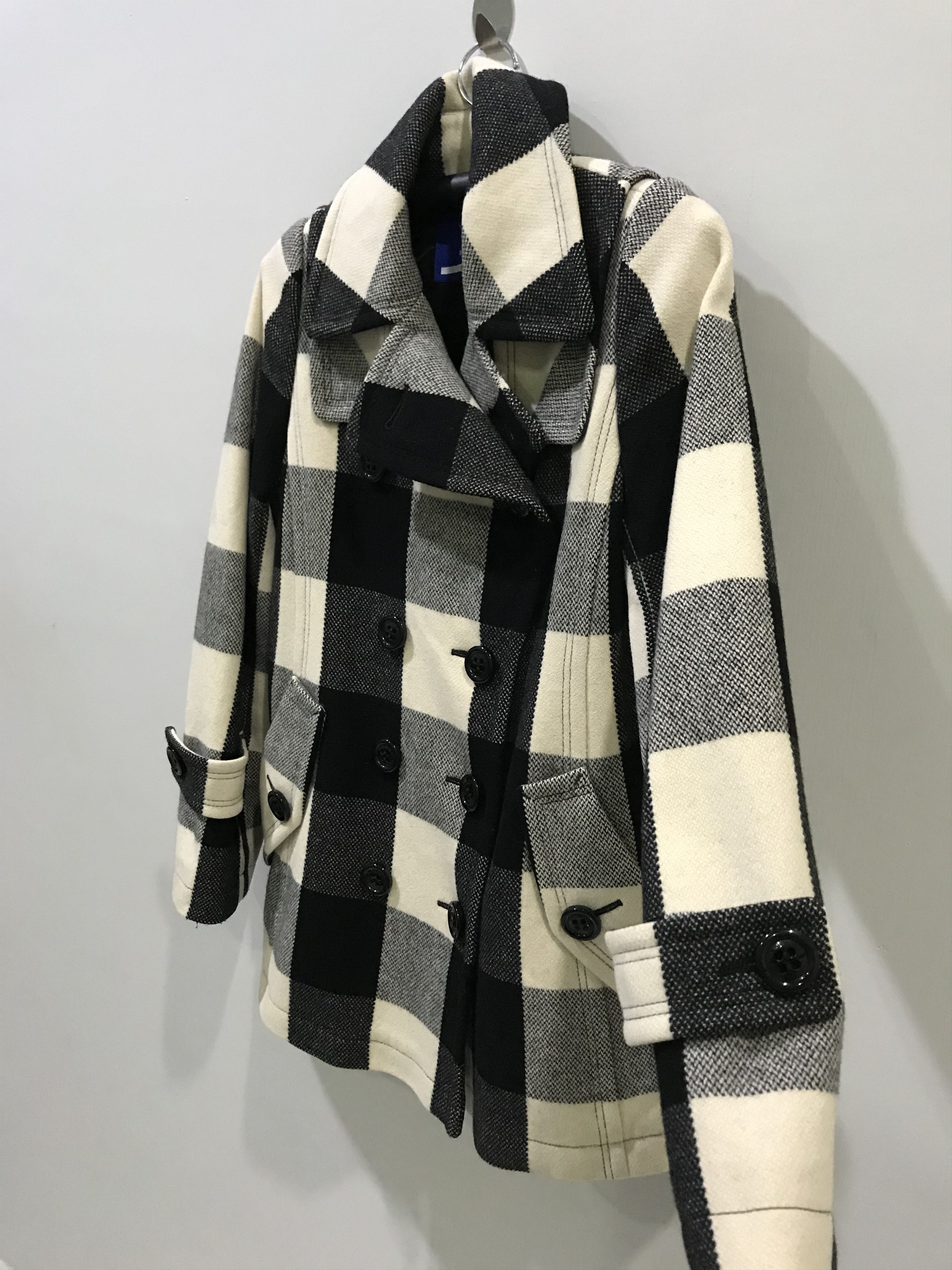 Burberry 2-OC4- WOMEN! BURBERRY BLUE LABEL Plaid Peacot Size XS / US 0-2 / IT 36-38 - 10 Thumbnail