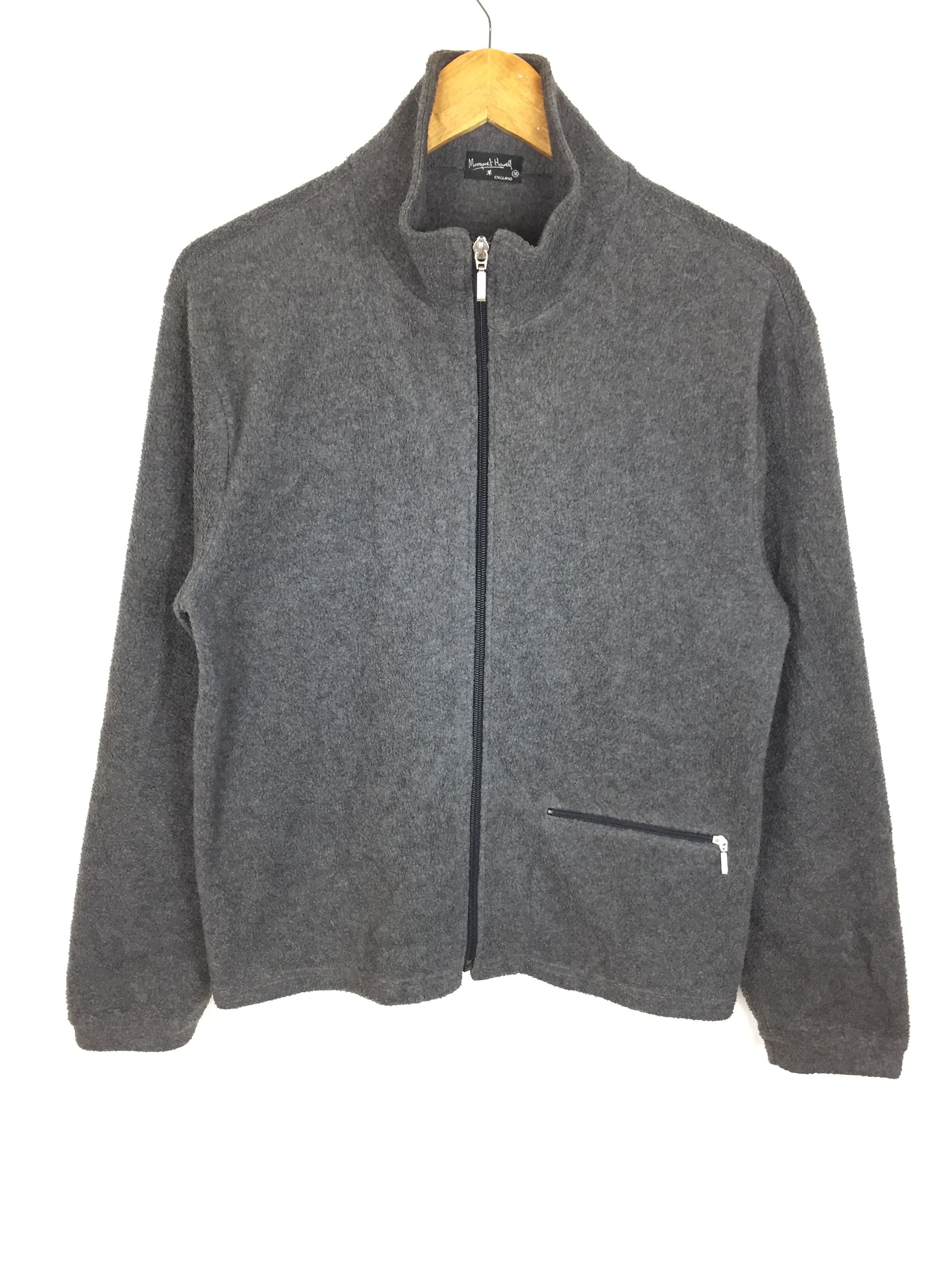 Margaret Howell 1990s Margaret Howell Fleece single zipper Size US L / EU 52-54 / 3 - 4 Thumbnail