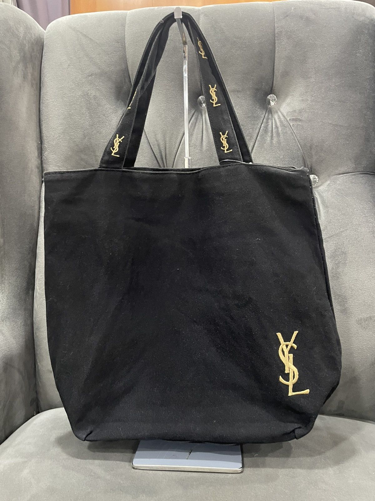 Authentic YVES SAINT LAURENT PERFUME Tote bag