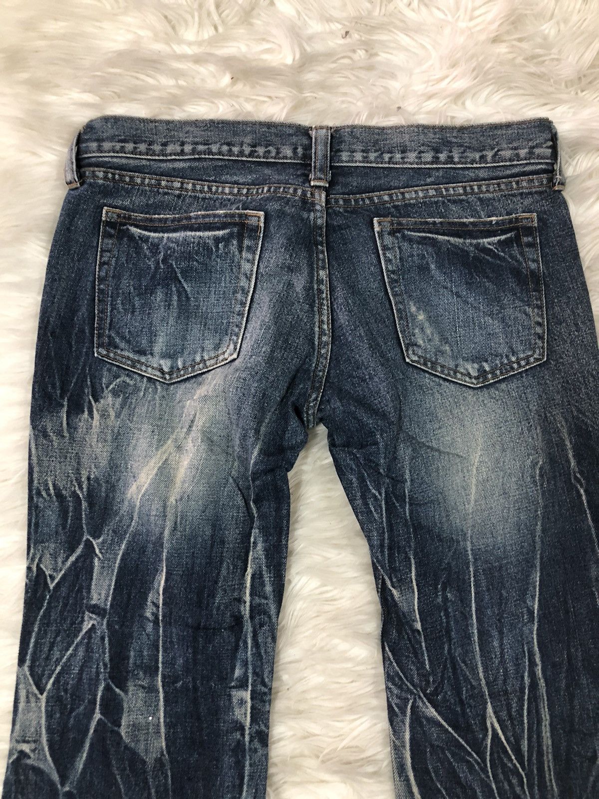 JACKROSE Jack Rose distressed denim flare bootcut nice design Size US 31 - 9 Thumbnail