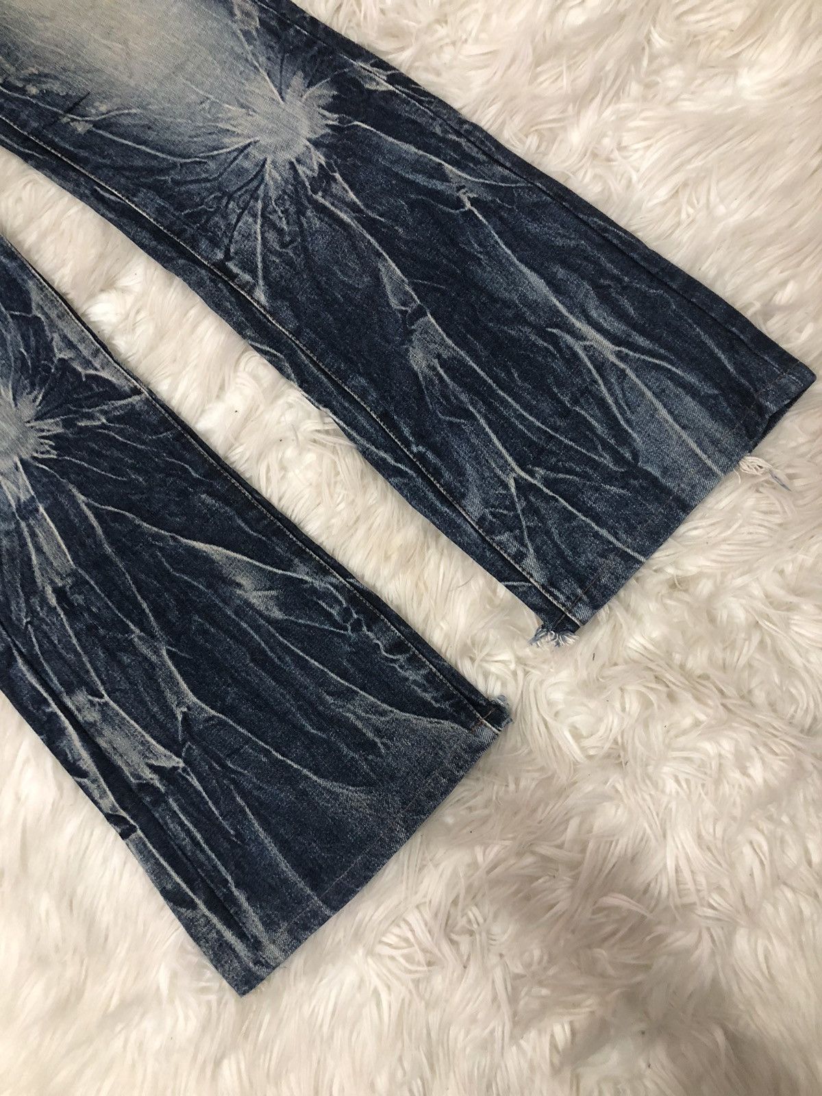 JACKROSE Jack Rose distressed denim flare bootcut nice design Size US 31 - 3 Thumbnail