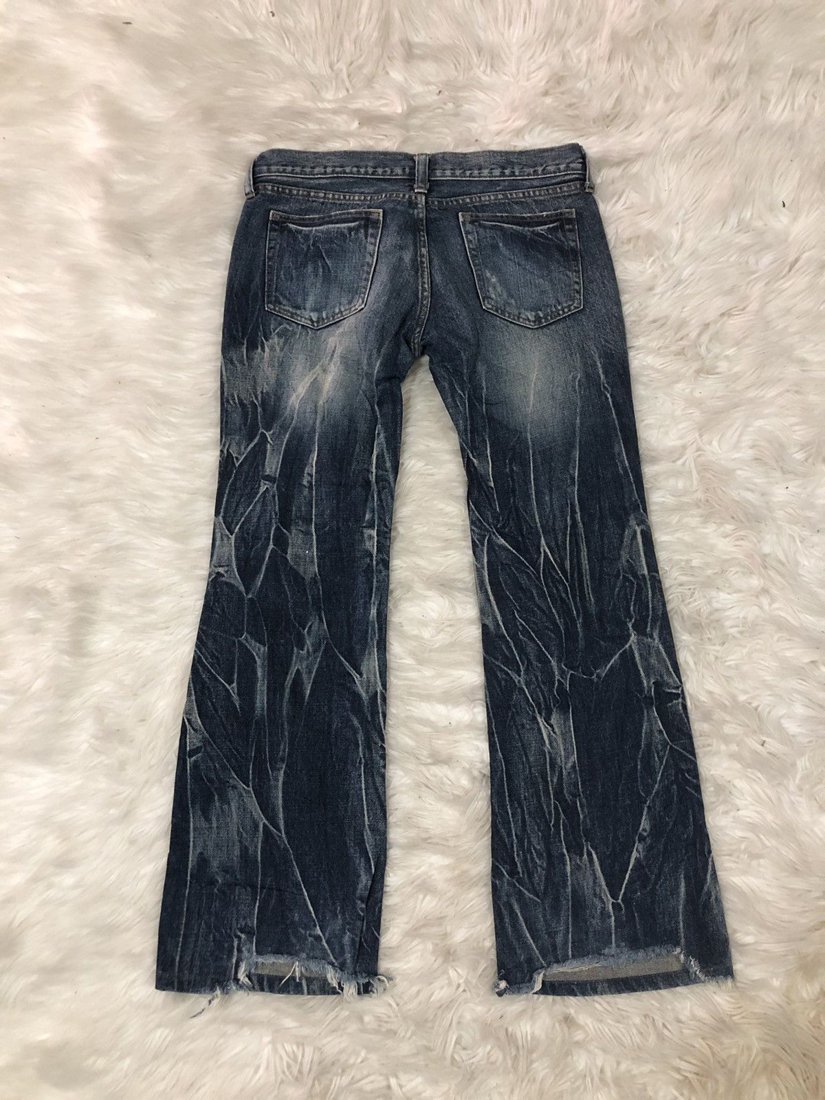 JACKROSE Jack Rose distressed denim flare bootcut nice design Size US 31 - 7 Thumbnail