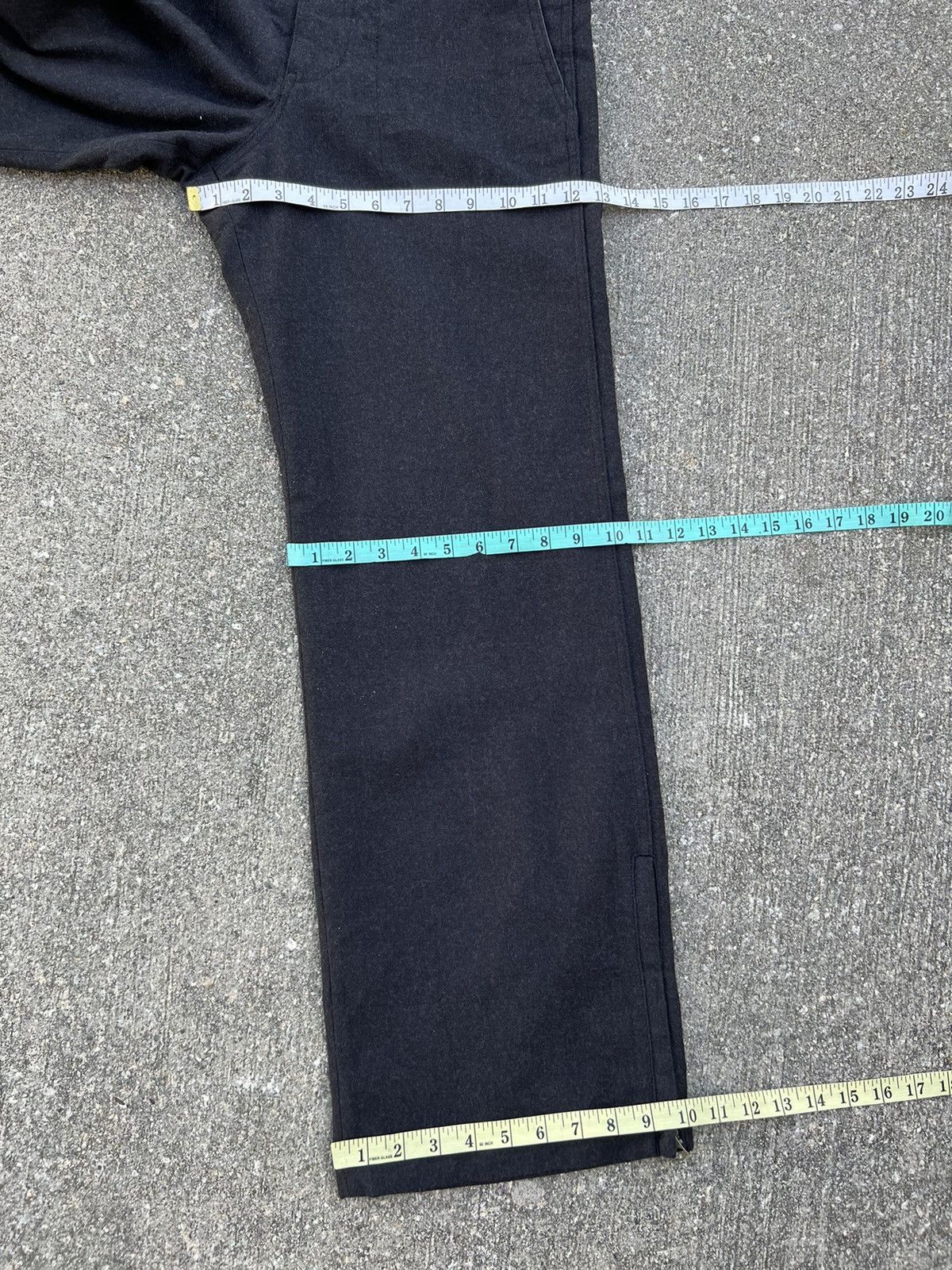 ABAHOUSE VTG Abahouse Japan ITHITEX Virgin Wool Black Fatigue Pant Size US 31 - 3 Thumbnail