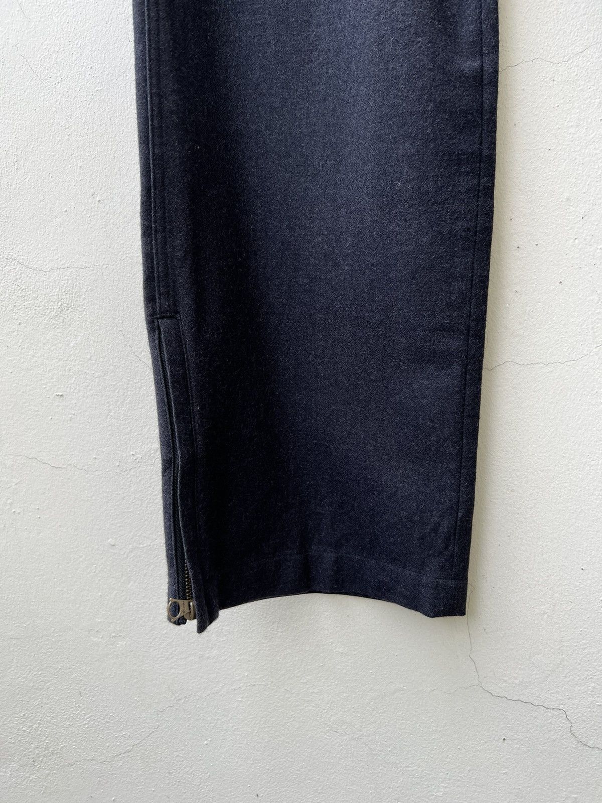 ABAHOUSE VTG Abahouse Japan ITHITEX Virgin Wool Black Fatigue Pant Size US 31 - 10 Thumbnail