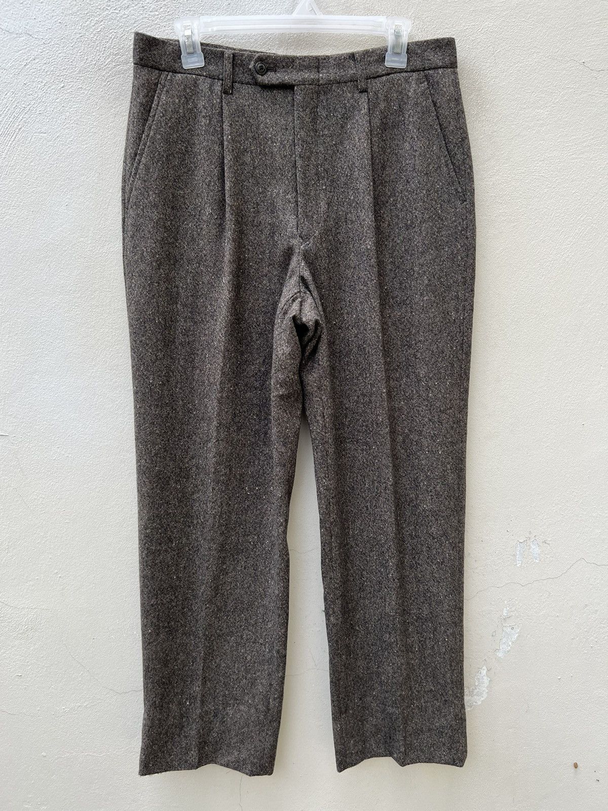 Burberry Vintage Burberry London Salt & Pepper Wool Trouser Pant Size US 32 / EU 48 - 6 Thumbnail