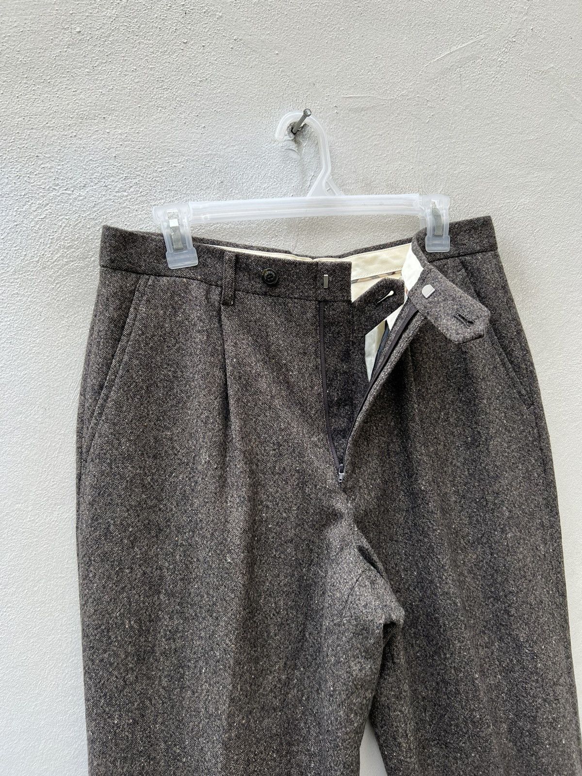 Burberry Vintage Burberry London Salt & Pepper Wool Trouser Pant Size US 32 / EU 48 - 10 Thumbnail