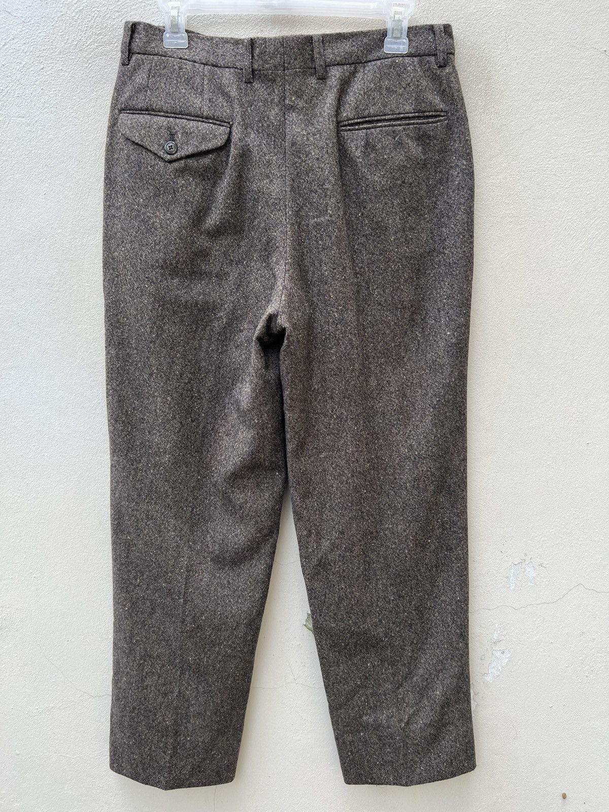 Burberry Vintage Burberry London Salt & Pepper Wool Trouser Pant Size US 32 / EU 48 - 16 Thumbnail