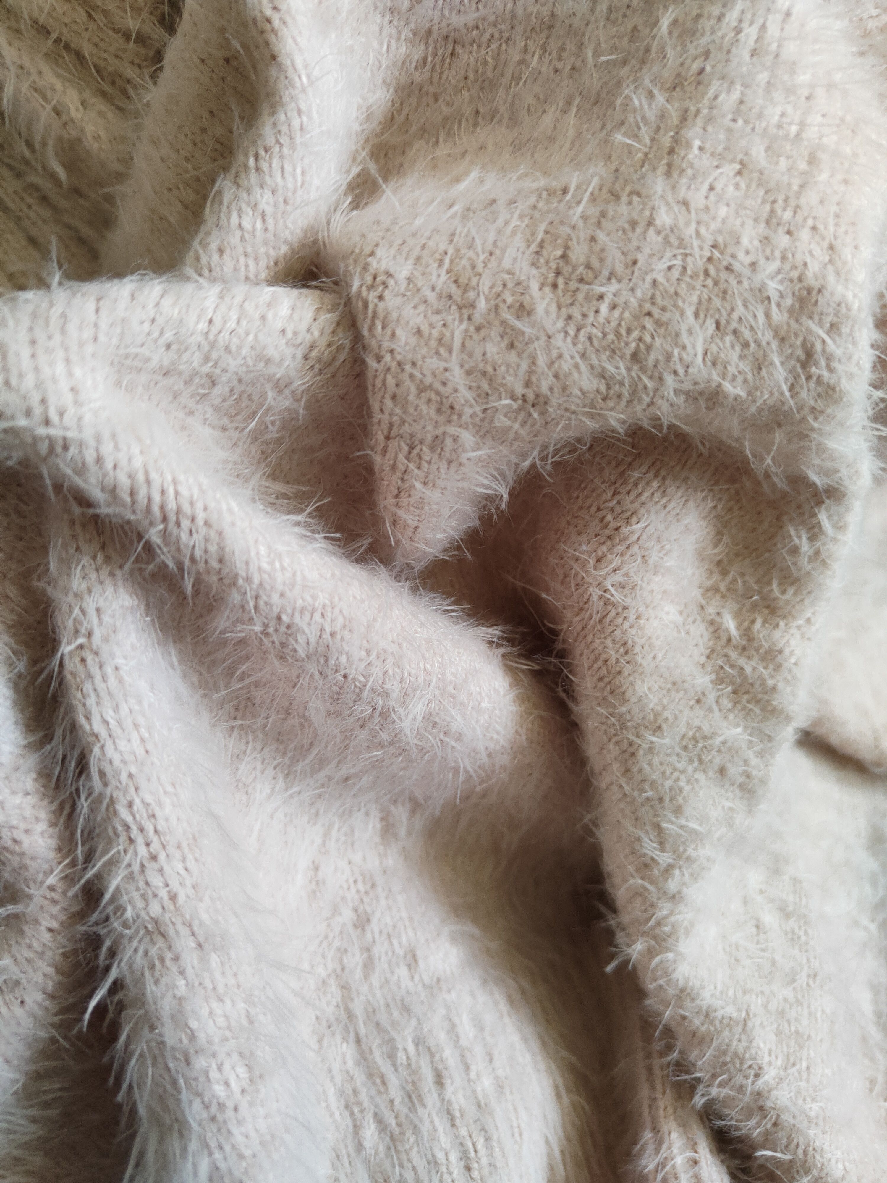 Homespun Knitwear × Japanese Brand × Vintage Earth Music&Ecology shag Shaggy Fur Mohair Knitwear #S402 Size S / US 4 / IT 40 - 8 Thumbnail