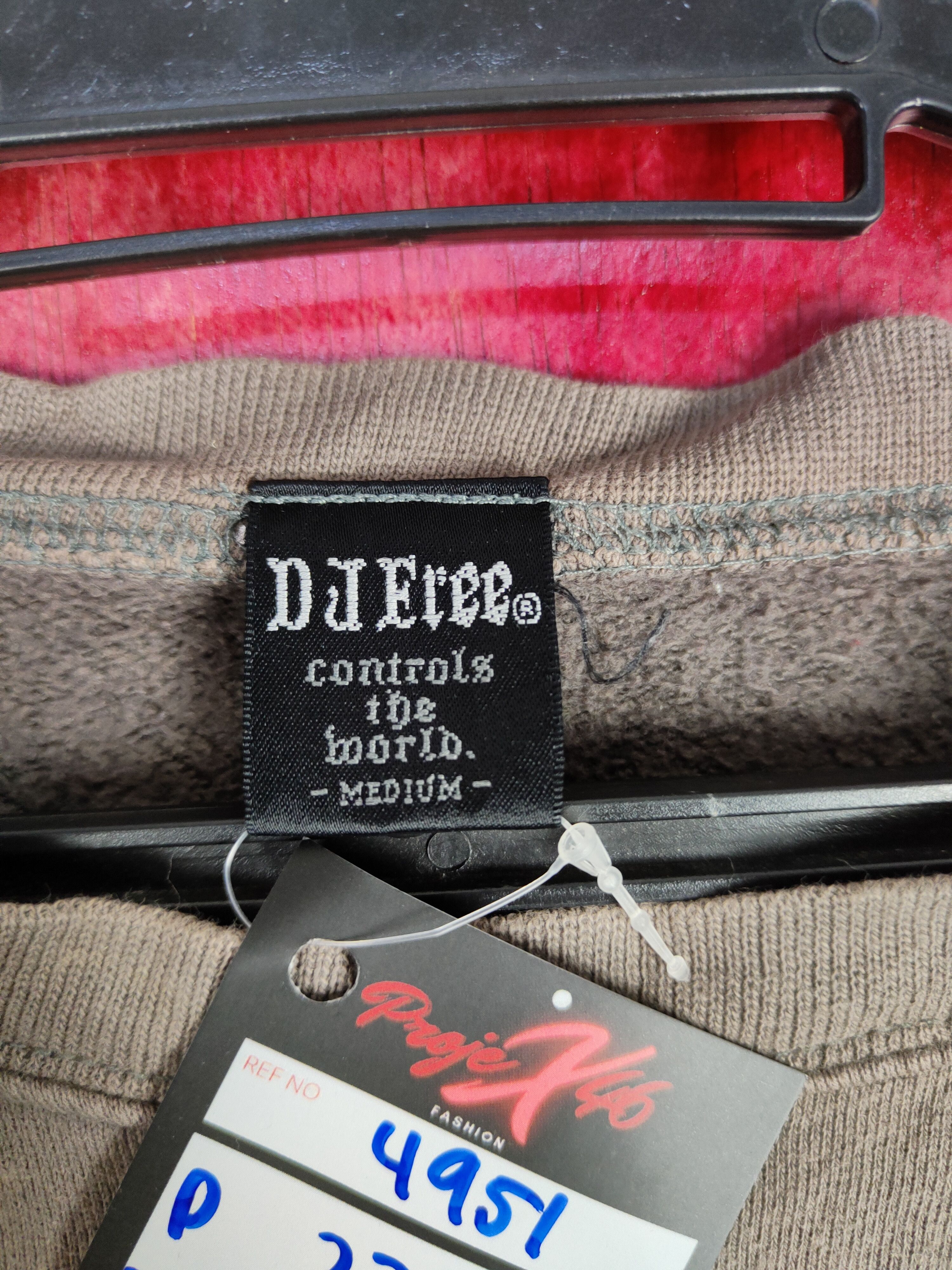 Japanese Brand DJ Free® Dragon faded Gray Sweater #4951 Size US M / EU 48-50 / 2 - 12 Thumbnail