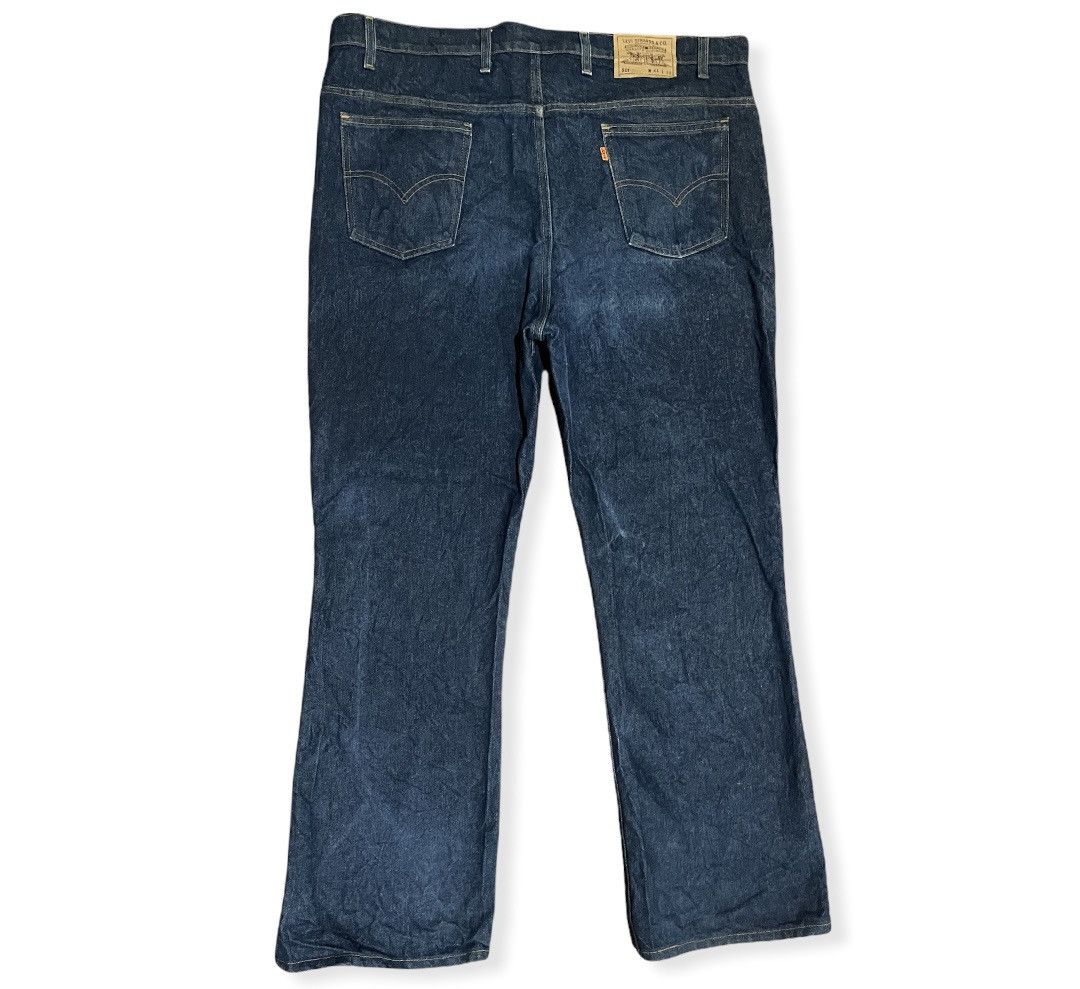 Levi's '70s Vintage Flared Bell Bottom Levis 517 Orange Tab Jeans Size US 44 / EU 60 - 2 Thumbnail