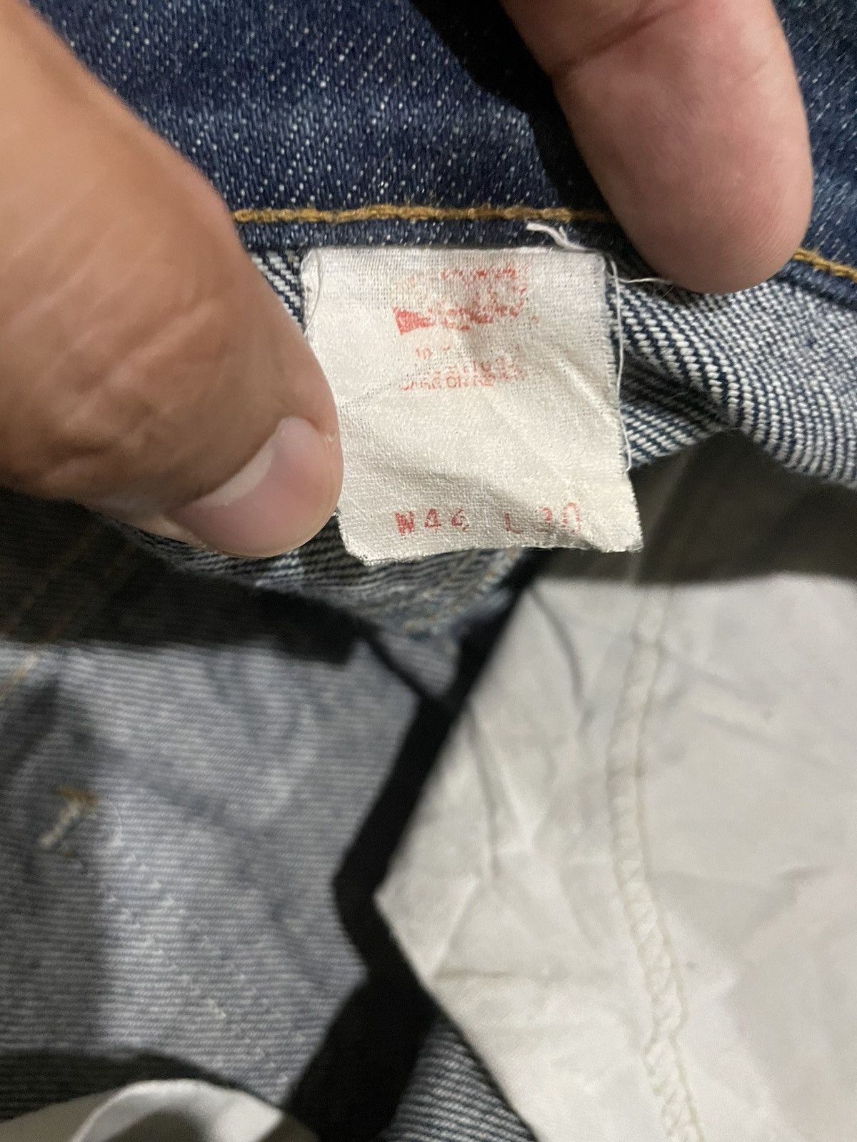 Levi's '70s Vintage Flared Bell Bottom Levis 517 Orange Tab Jeans Size US 44 / EU 60 - 14 Thumbnail