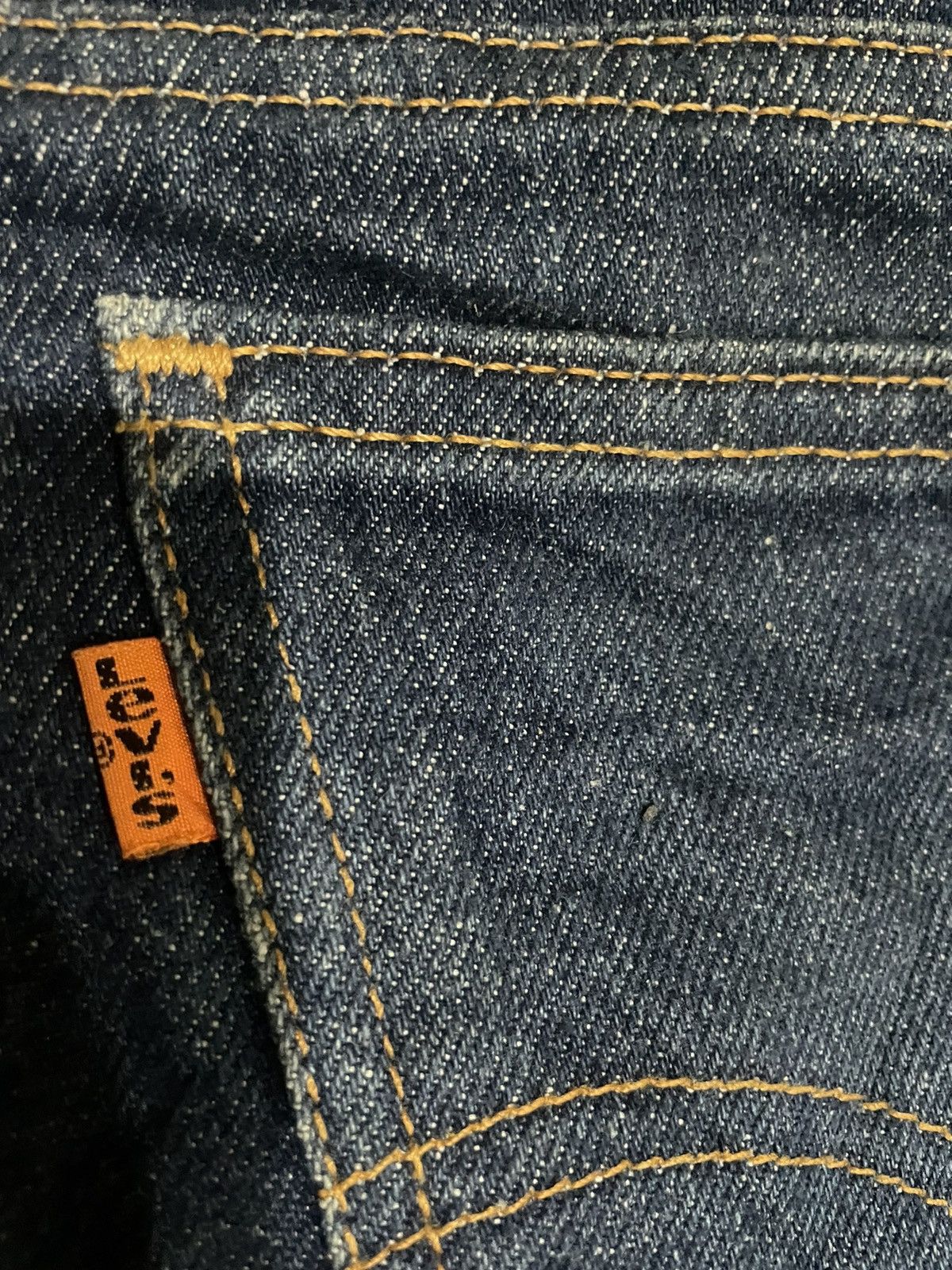 Levi's '70s Vintage Flared Bell Bottom Levis 517 Orange Tab Jeans Size US 44 / EU 60 - 12 Thumbnail