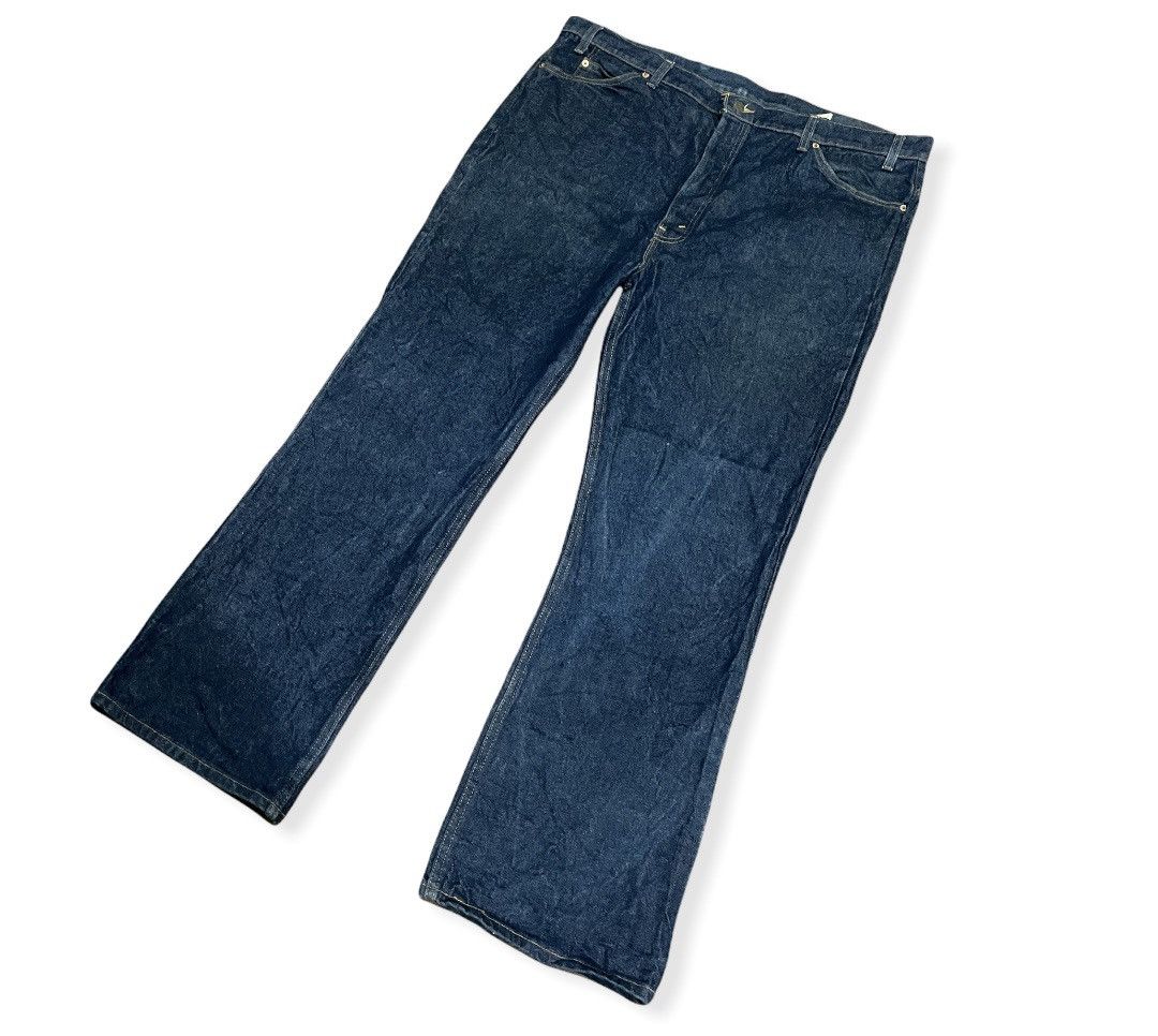 Levi's '70s Vintage Flared Bell Bottom Levis 517 Orange Tab Jeans Size US 44 / EU 60 - 4 Thumbnail