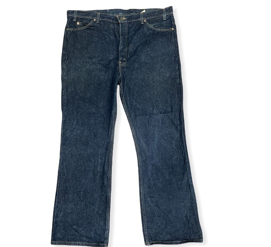 Levi's '70s Vintage Flared Bell Bottom Levis 517 Orange Tab Jeans Size US 44 / EU 60 - 1 Thumbnail