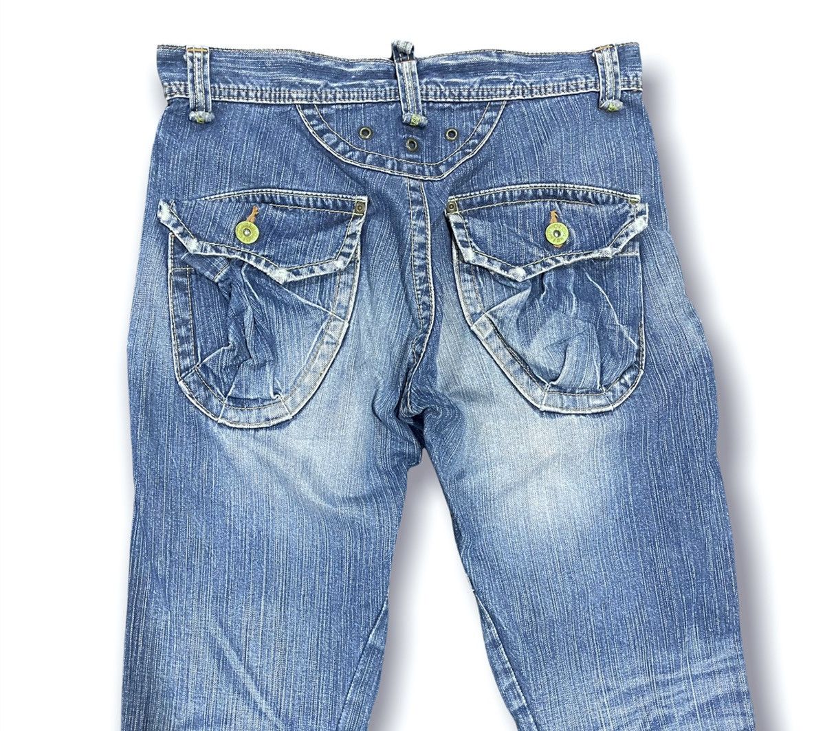 Edwin Rare💥 Stonewash Blue Edwin 505 Bushpants Jeans Size US 34 / EU 50 - 6 Thumbnail