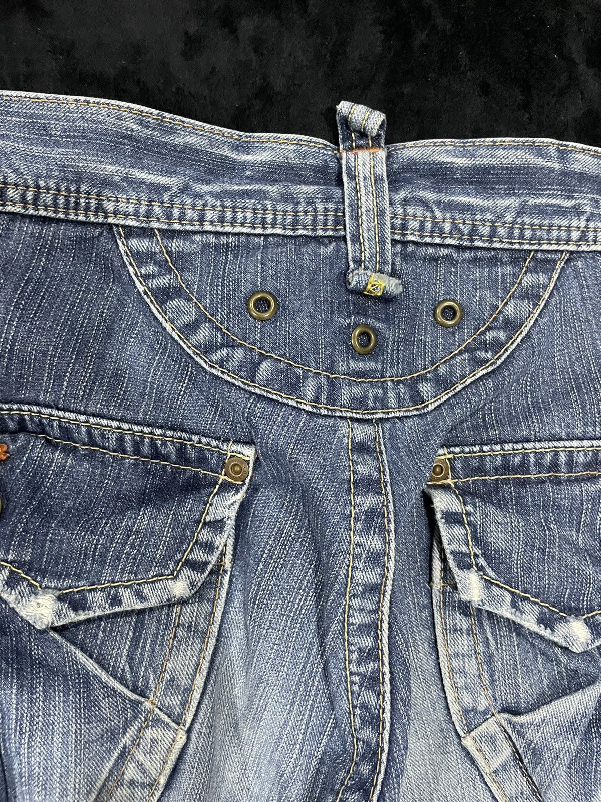 Edwin Rare💥 Stonewash Blue Edwin 505 Bushpants Jeans Size US 34 / EU 50 - 14 Thumbnail