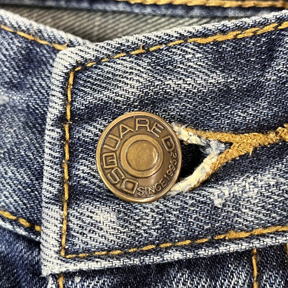 Dsquared2 × Vintage Distressed Dsquared2 Blue Denim Jeans Size US 32 / EU 48 - 8 Thumbnail
