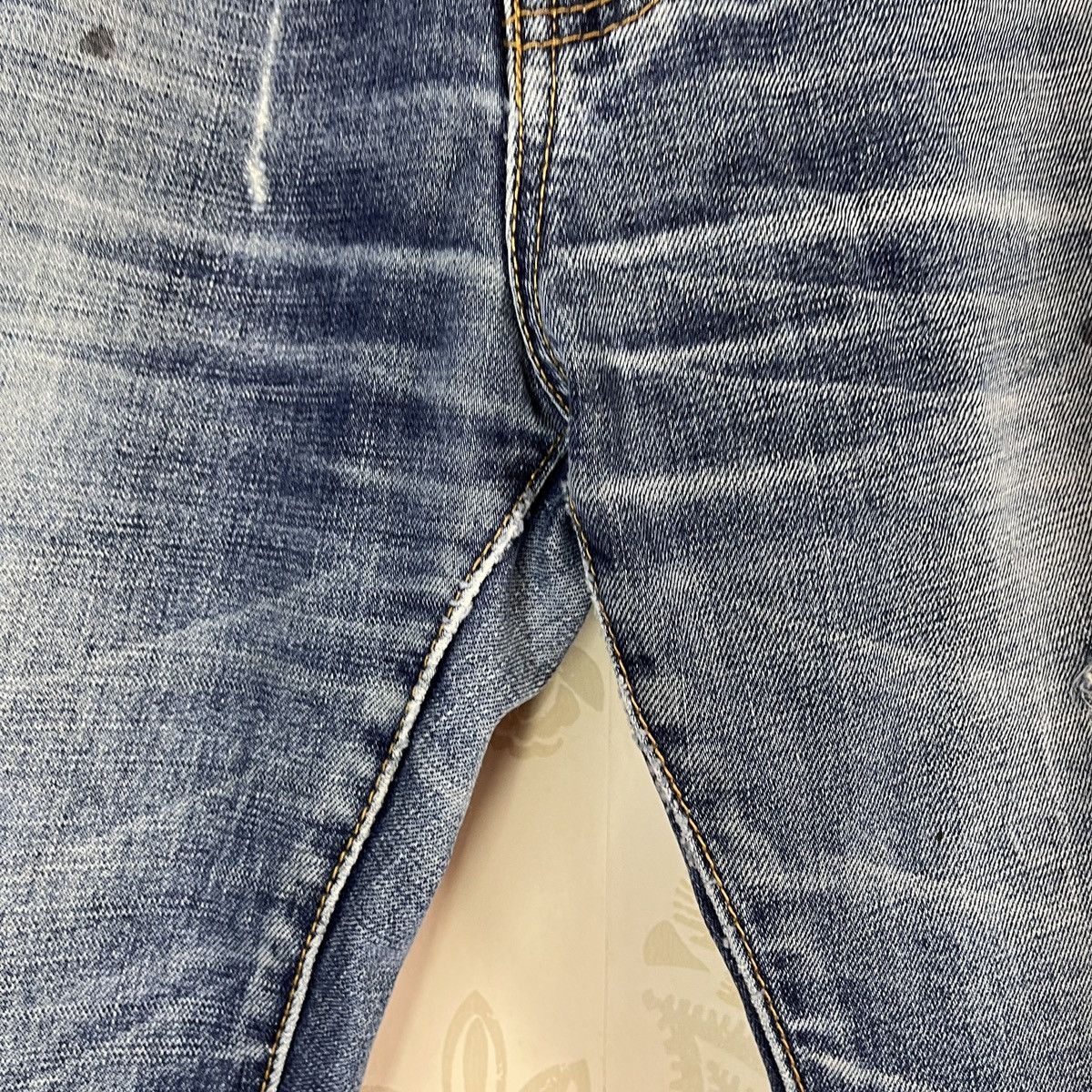 Dsquared2 × Vintage Distressed Dsquared2 Blue Denim Jeans Size US 32 / EU 48 - 17 Thumbnail