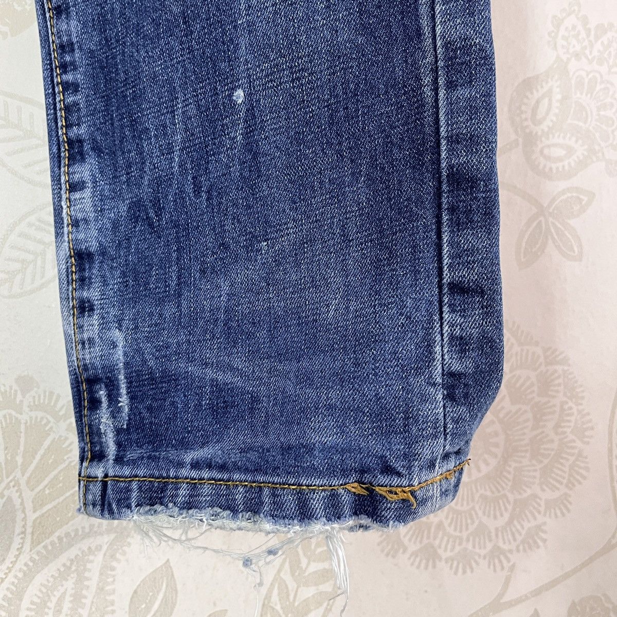 Dsquared2 × Vintage Distressed Dsquared2 Blue Denim Jeans Size US 32 / EU 48 - 16 Thumbnail