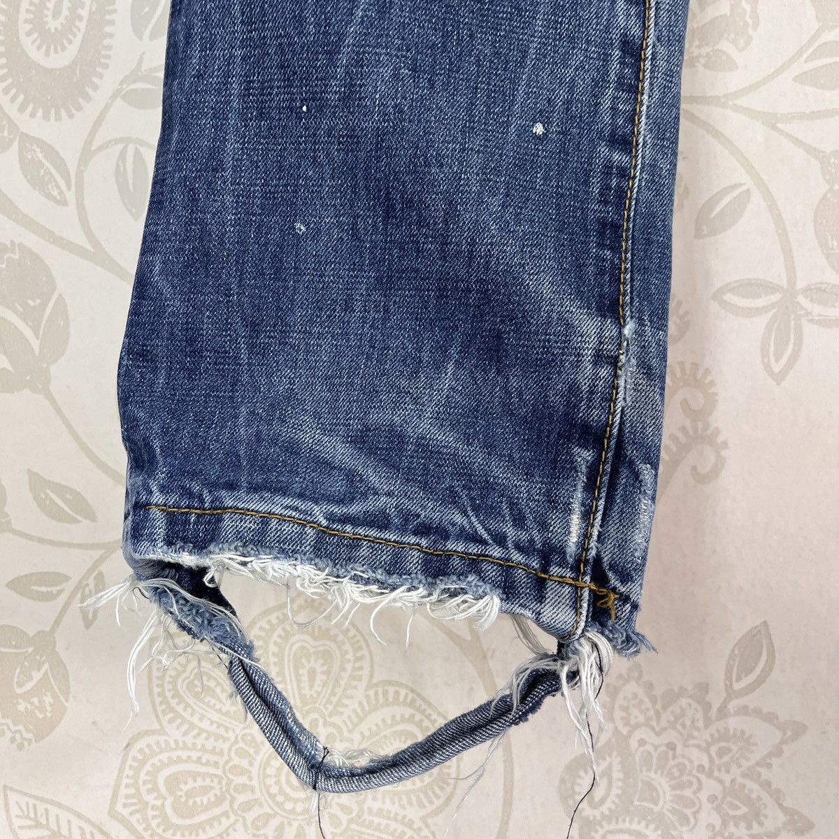 Dsquared2 × Vintage Distressed Dsquared2 Blue Denim Jeans Size US 32 / EU 48 - 15 Thumbnail