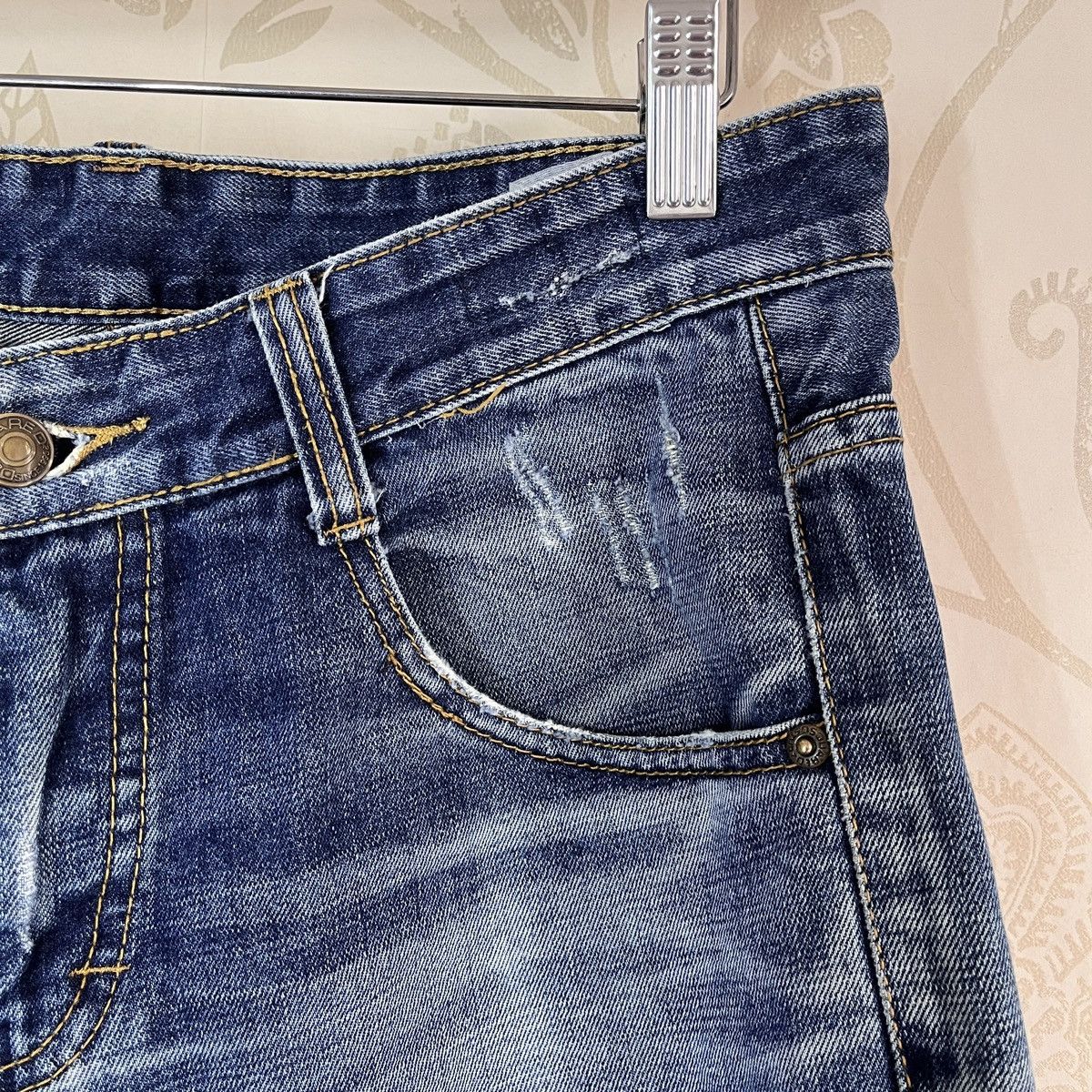 Dsquared2 × Vintage Distressed Dsquared2 Blue Denim Jeans Size US 32 / EU 48 - 12 Thumbnail