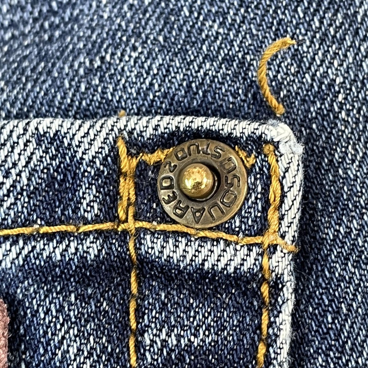 Dsquared2 × Vintage Distressed Dsquared2 Blue Denim Jeans Size US 32 / EU 48 - 20 Thumbnail