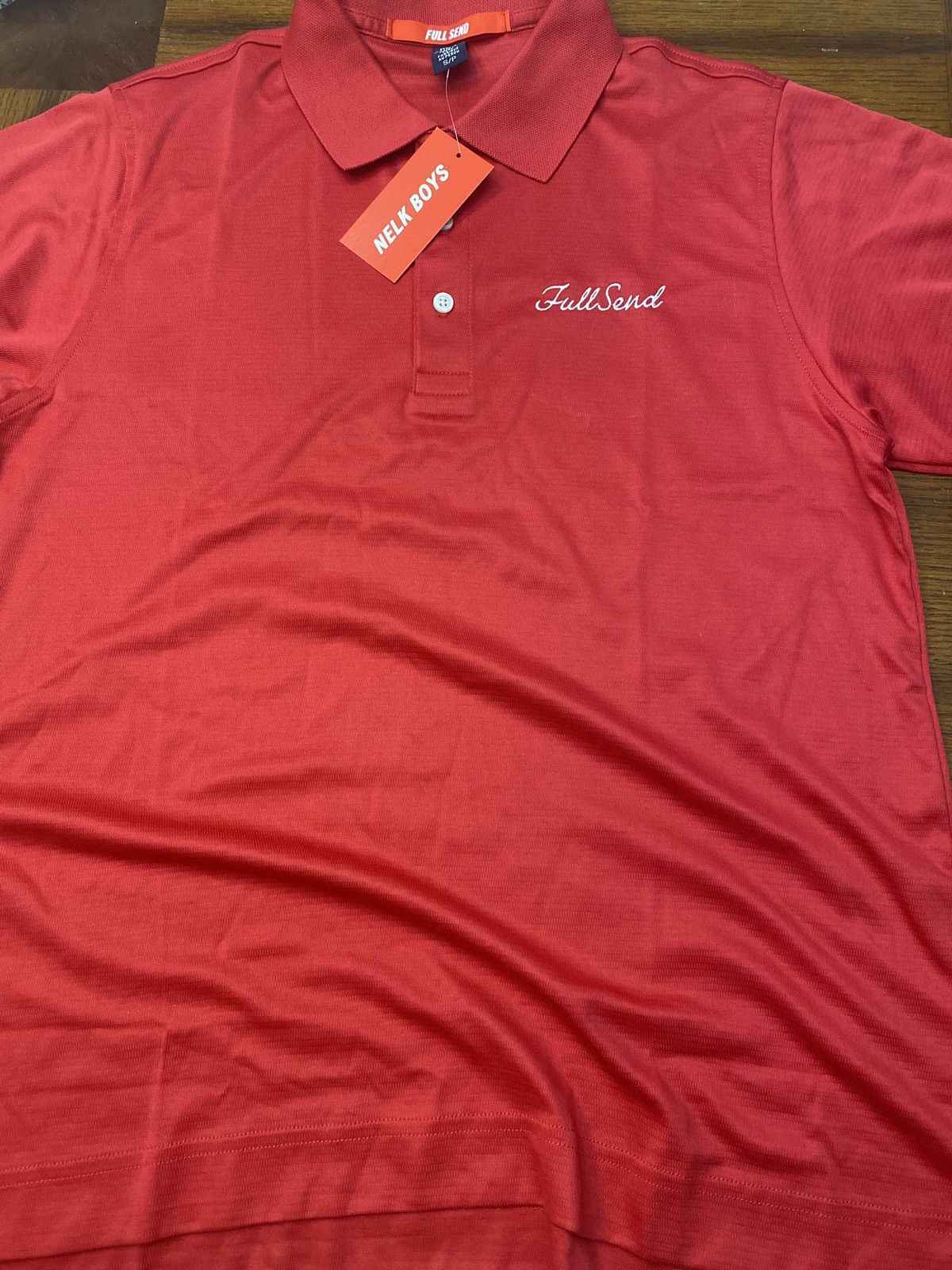 Full Sene Masters Golf Polo-red