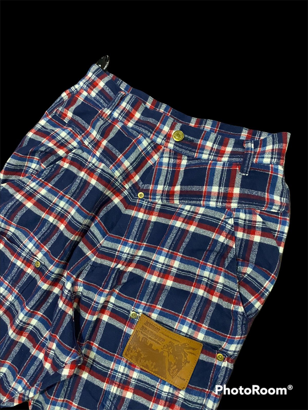 Beauty Beast 💸OFFER💸Mercibeaucoup Tartan Plaid Design By Issey Miyake Size US 27 - 2 Thumbnail