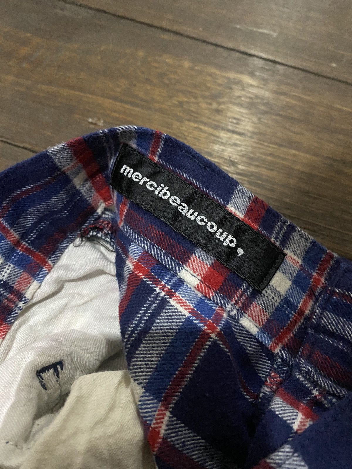 Beauty Beast 💸OFFER💸Mercibeaucoup Tartan Plaid Design By Issey Miyake Size US 27 - 6 Thumbnail