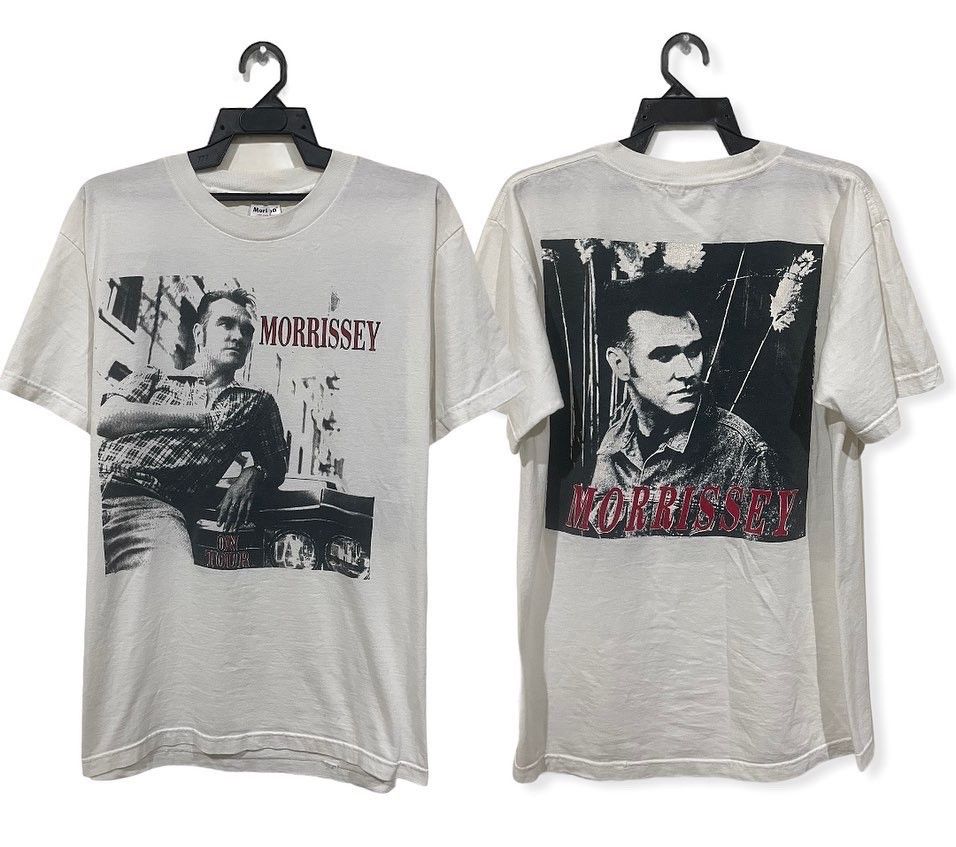 Morrissey Rare Vintage 90s Morrissey Double Sided Hit Tee Size US L / EU 52-54 / 3 - 1 Thumbnail