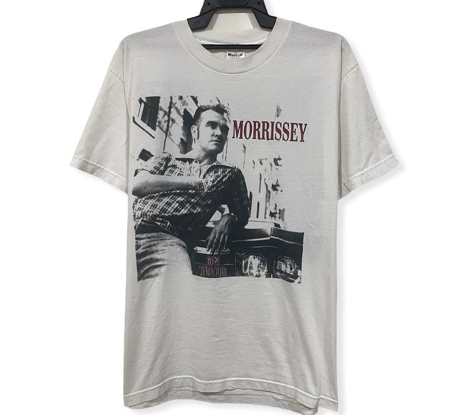 Morrissey Rare Vintage 90s Morrissey Double Sided Hit Tee Size US L / EU 52-54 / 3 - 2 Thumbnail