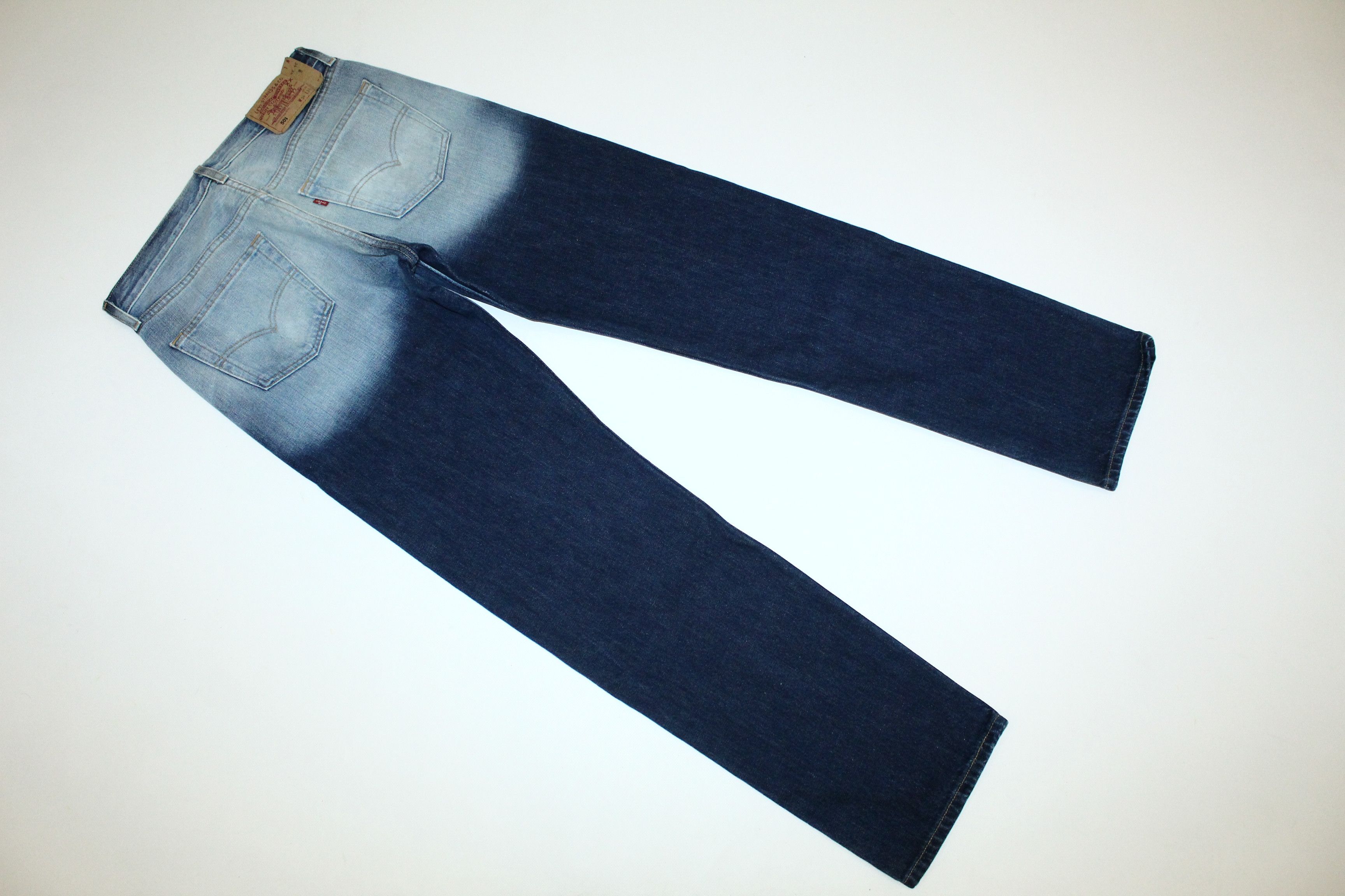 Levi's Vintage Clothing Vintage Levi's 501 Fabric Bleach Design Stone Wash Jeans Size US 33 - 3 Thumbnail