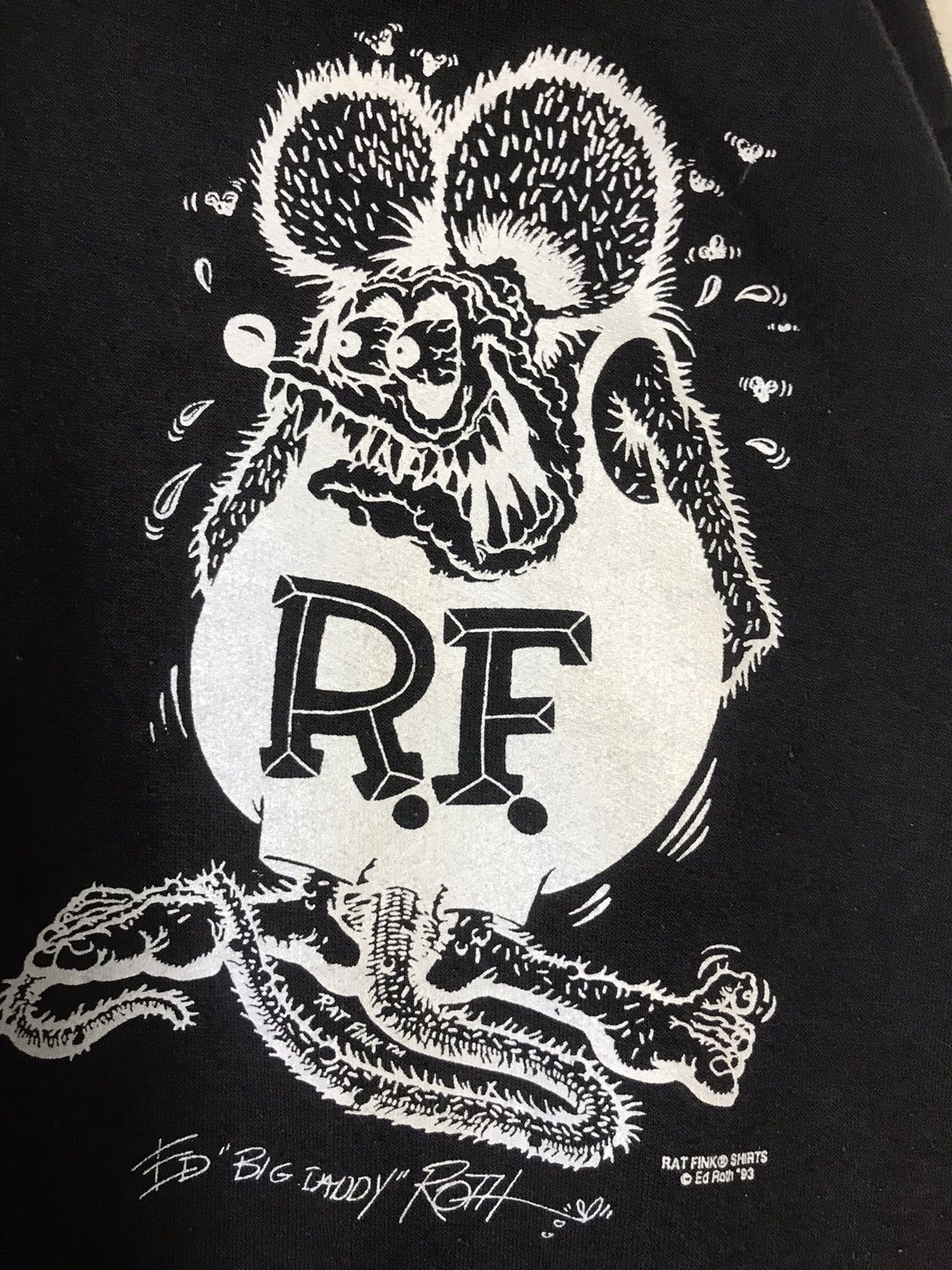 Vintage OG 1993 Mooneyes Rat Fink Pullover Hoodie Size US L / EU 52-54 / 3 - 4 Thumbnail