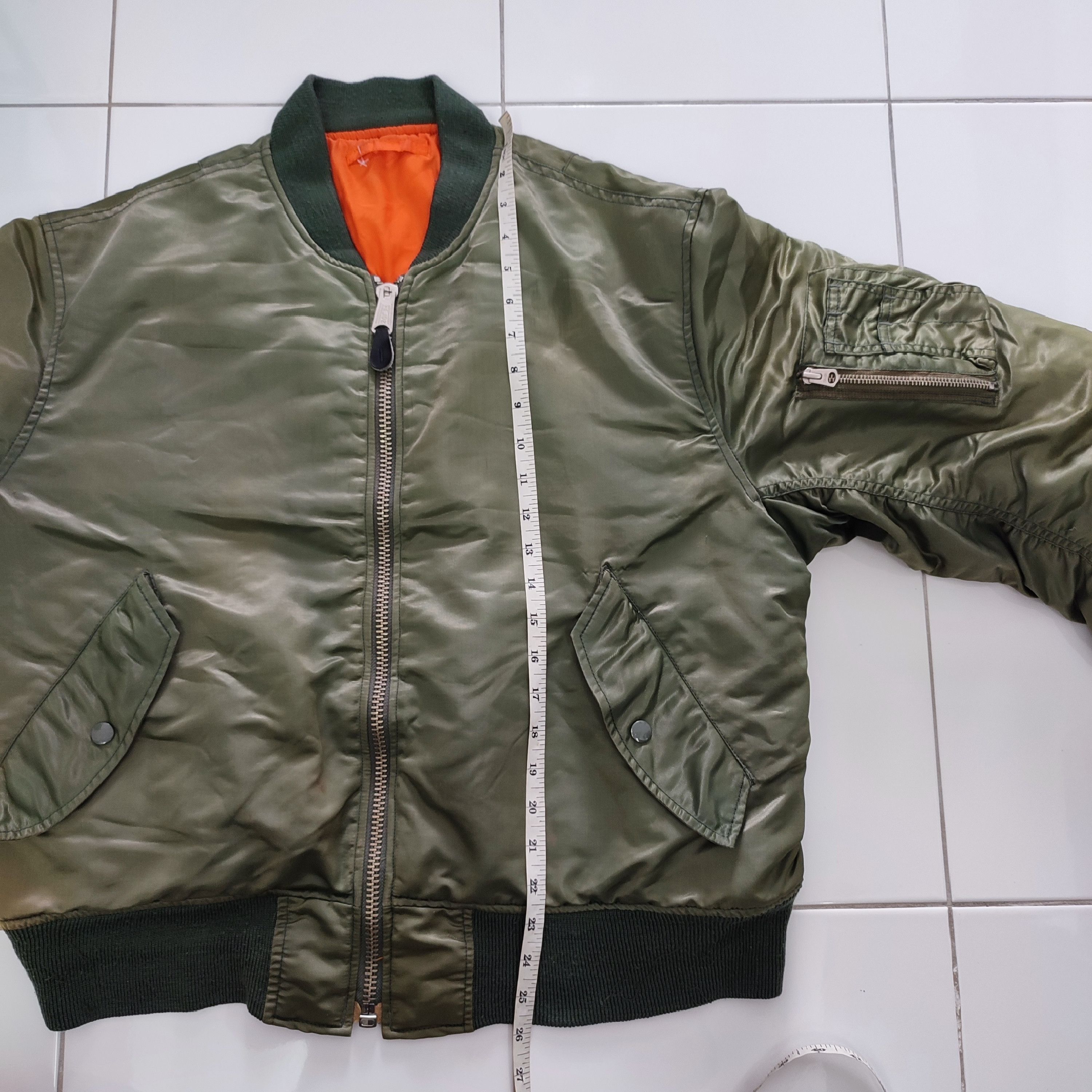 Vintage 🔥Binding Offer Now🔥Vintage 80s MA-1 Bomber Flight Jacket Size US M / EU 48-50 / 2 - 8 Thumbnail