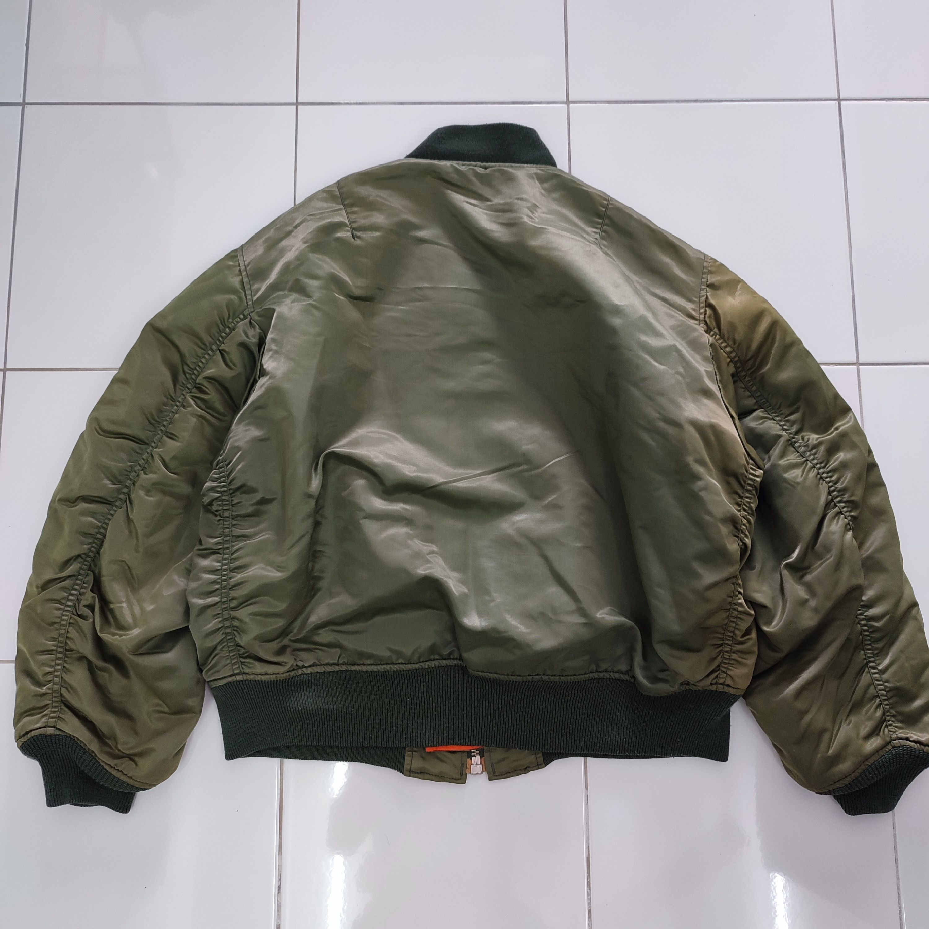 Vintage 🔥Binding Offer Now🔥Vintage 80s MA-1 Bomber Flight Jacket Size US M / EU 48-50 / 2 - 2 Thumbnail