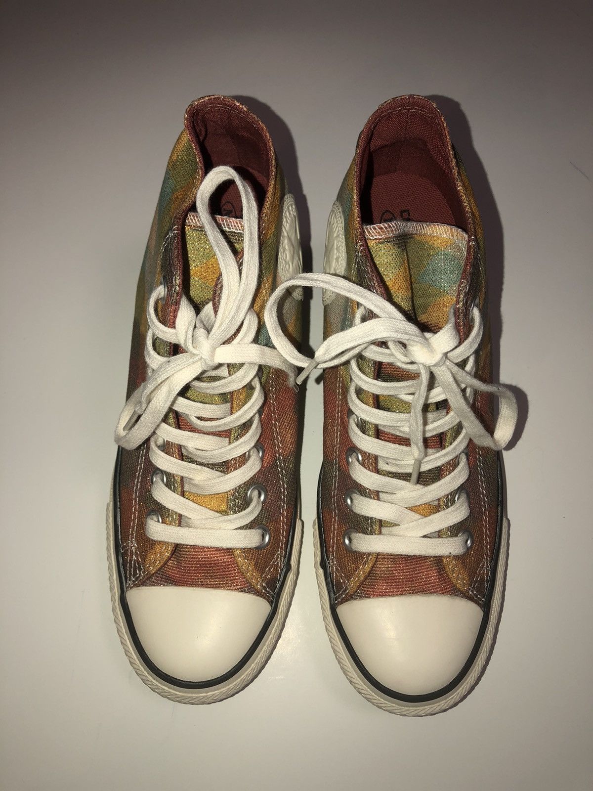 Converse Luxury Missoni Converse x MISSONI CT Lux Mid Hidden Wedge Sneakers Size 8 Grailed