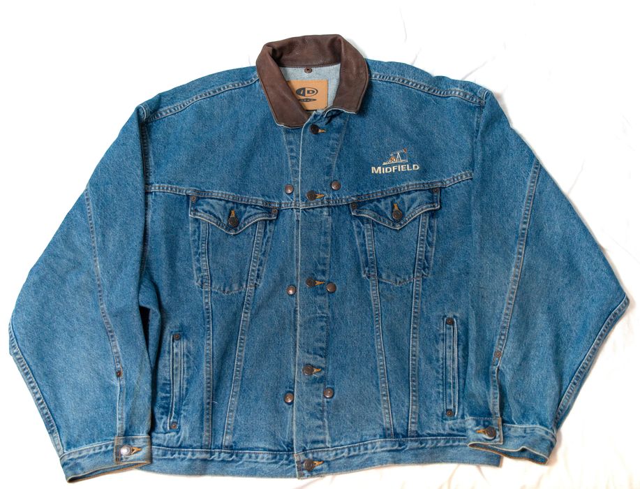 Vintage Vintage 1990s ID Sportswear Midfield Midwash Denim Jacket | Grailed