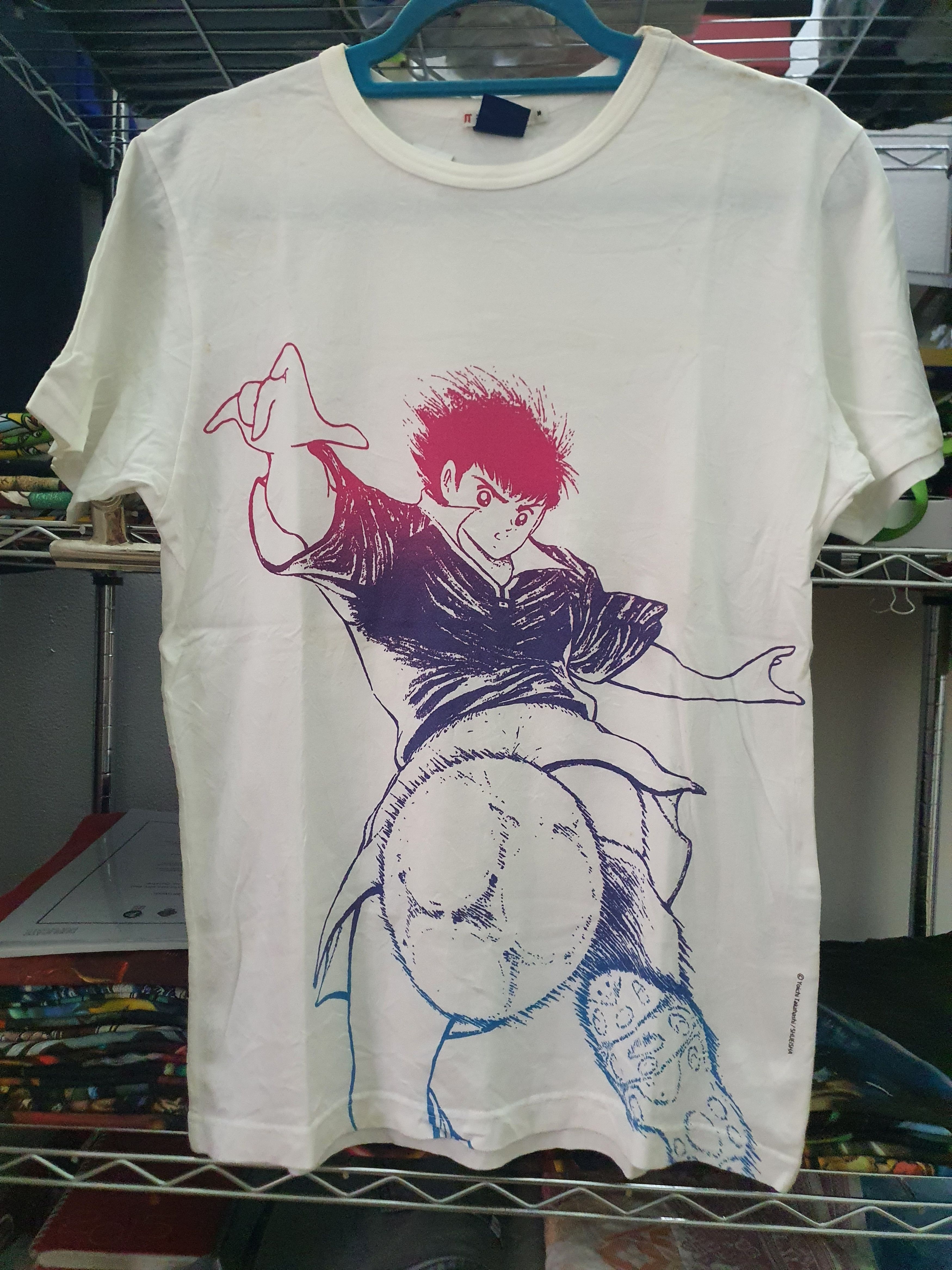 Anime Rare Captain Tsubasa anime shirt Size US M / EU 48-50 / 2 - 2 Thumbnail