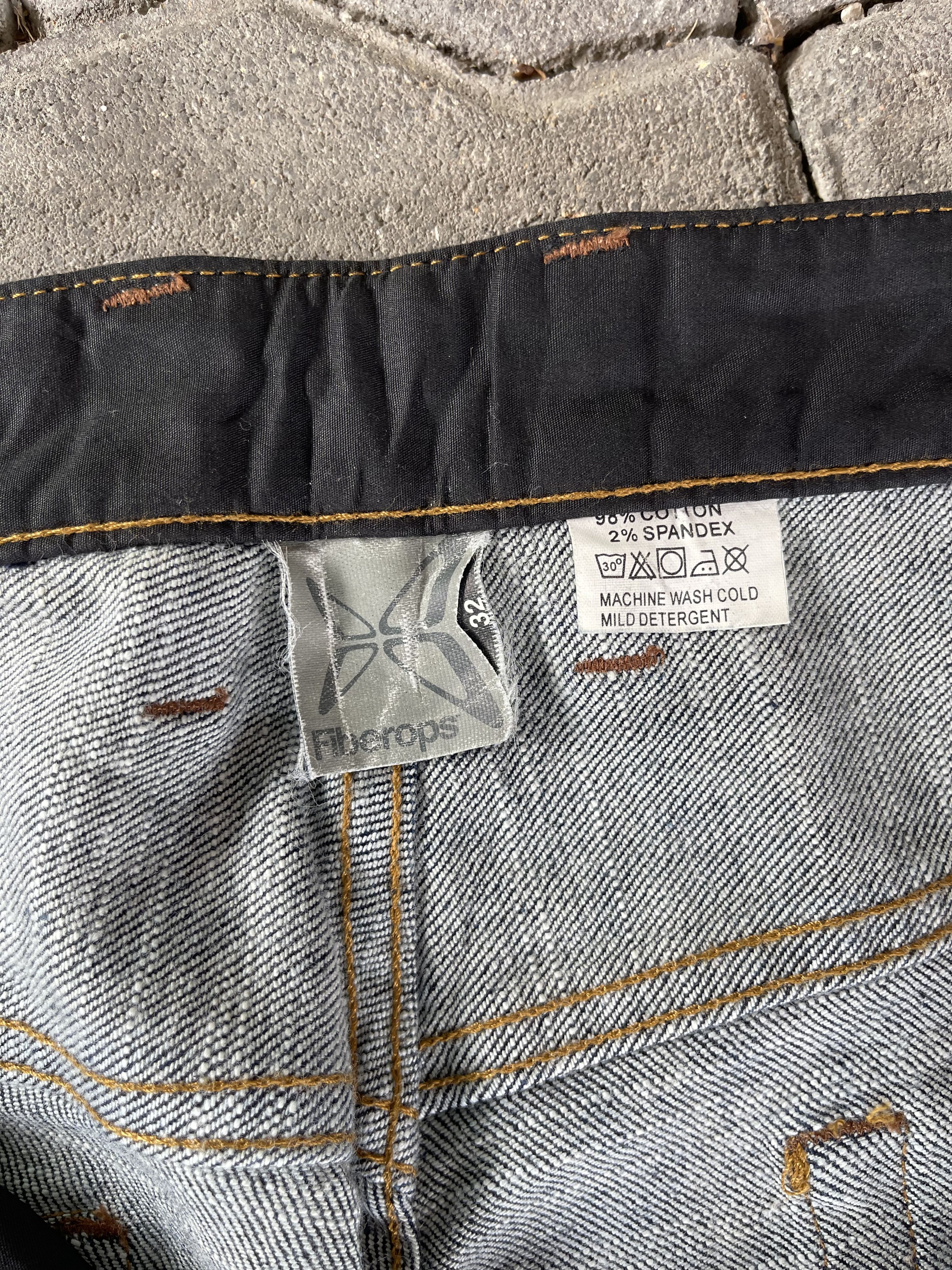 Fiberops Fiberops Baggy Wide Leg “F**k You” Travis Scott Style Size US 32 / EU 48 - 4 Thumbnail