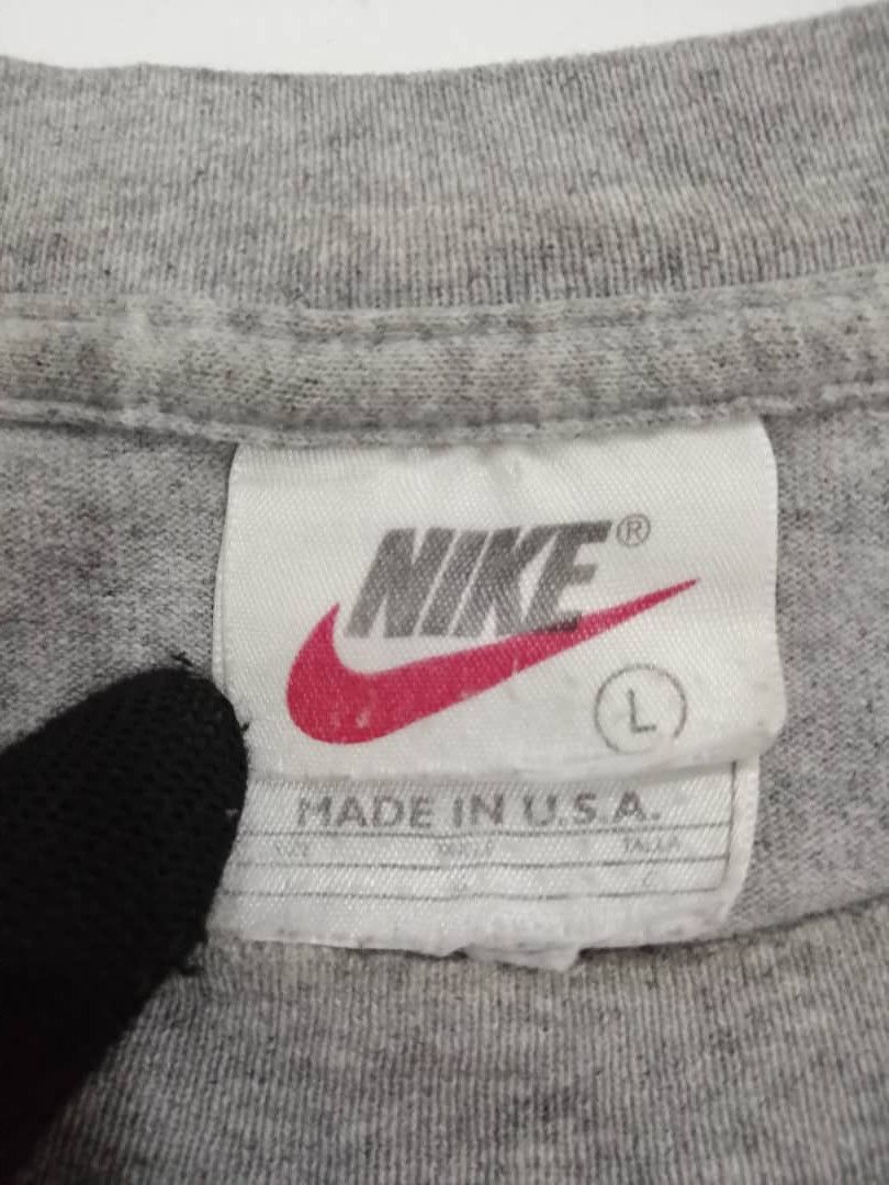 Nike × Vintage Vintage 90s Nike Tees Size US L / EU 52-54 / 3 - 3 Thumbnail