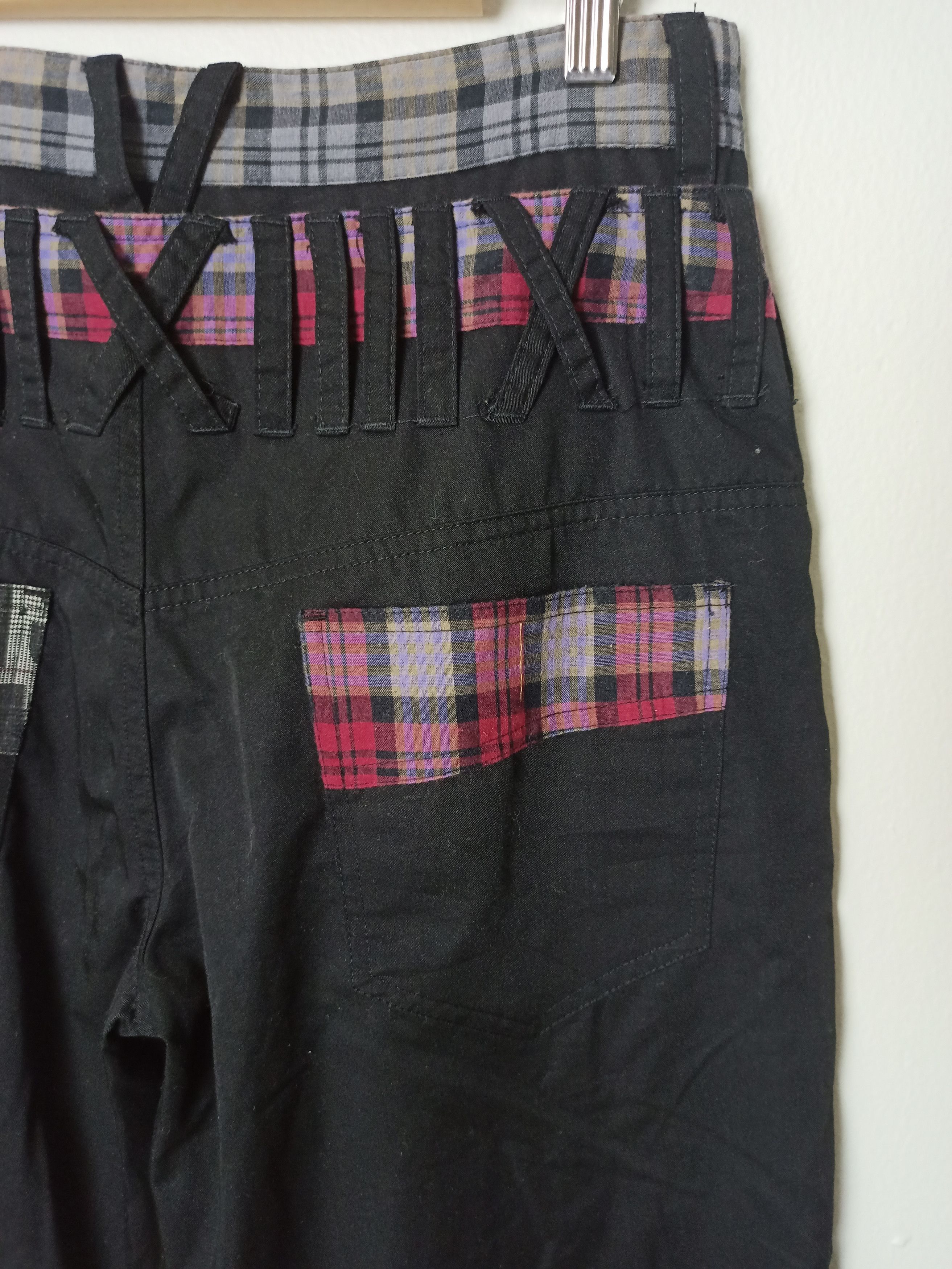 Japanese Brand Vintage Suggestion Japan Double Waist Zipper Punk Pants Size US 30 / EU 46 - 9 Thumbnail
