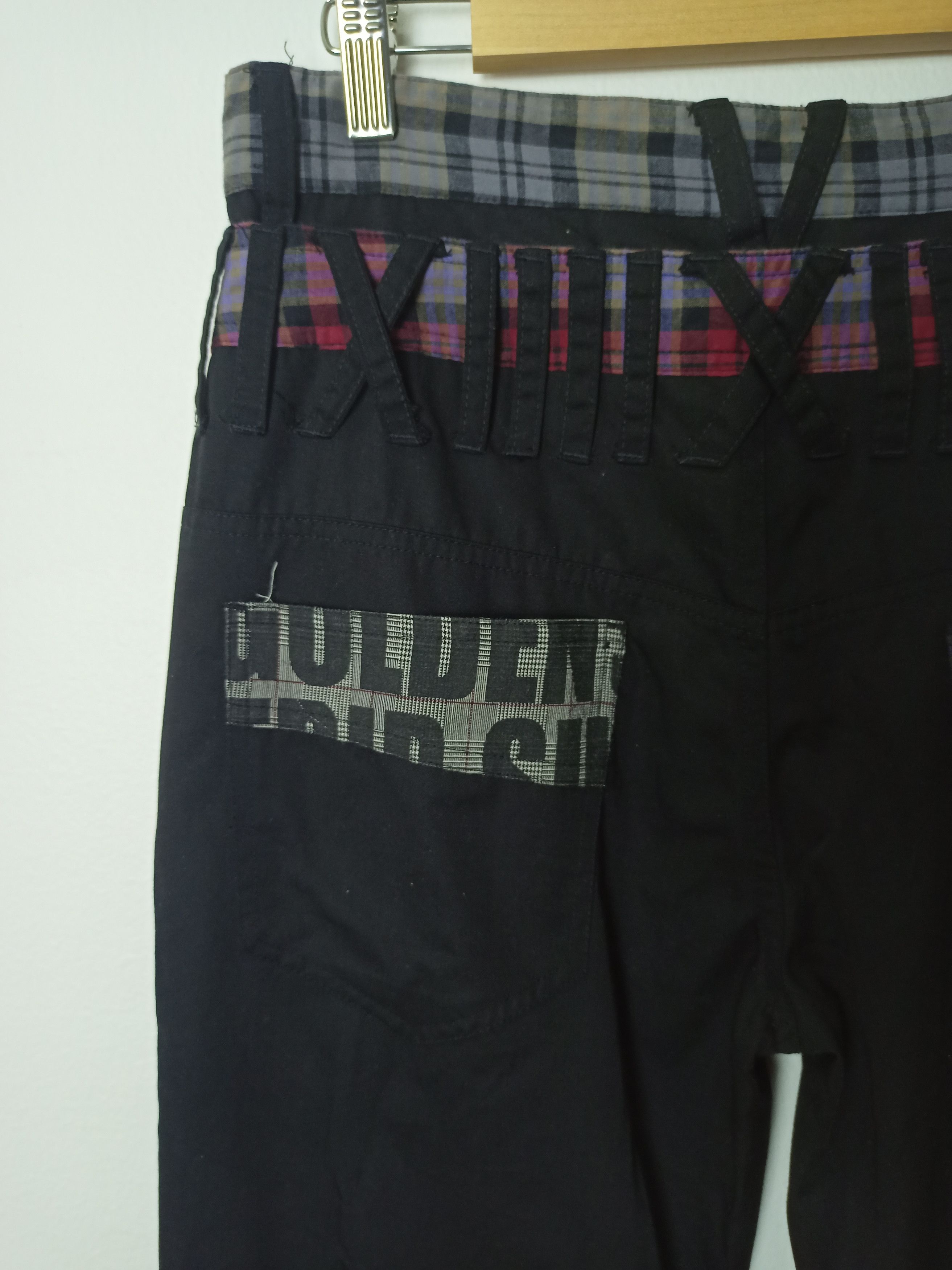 Japanese Brand Vintage Suggestion Japan Double Waist Zipper Punk Pants Size US 30 / EU 46 - 8 Thumbnail