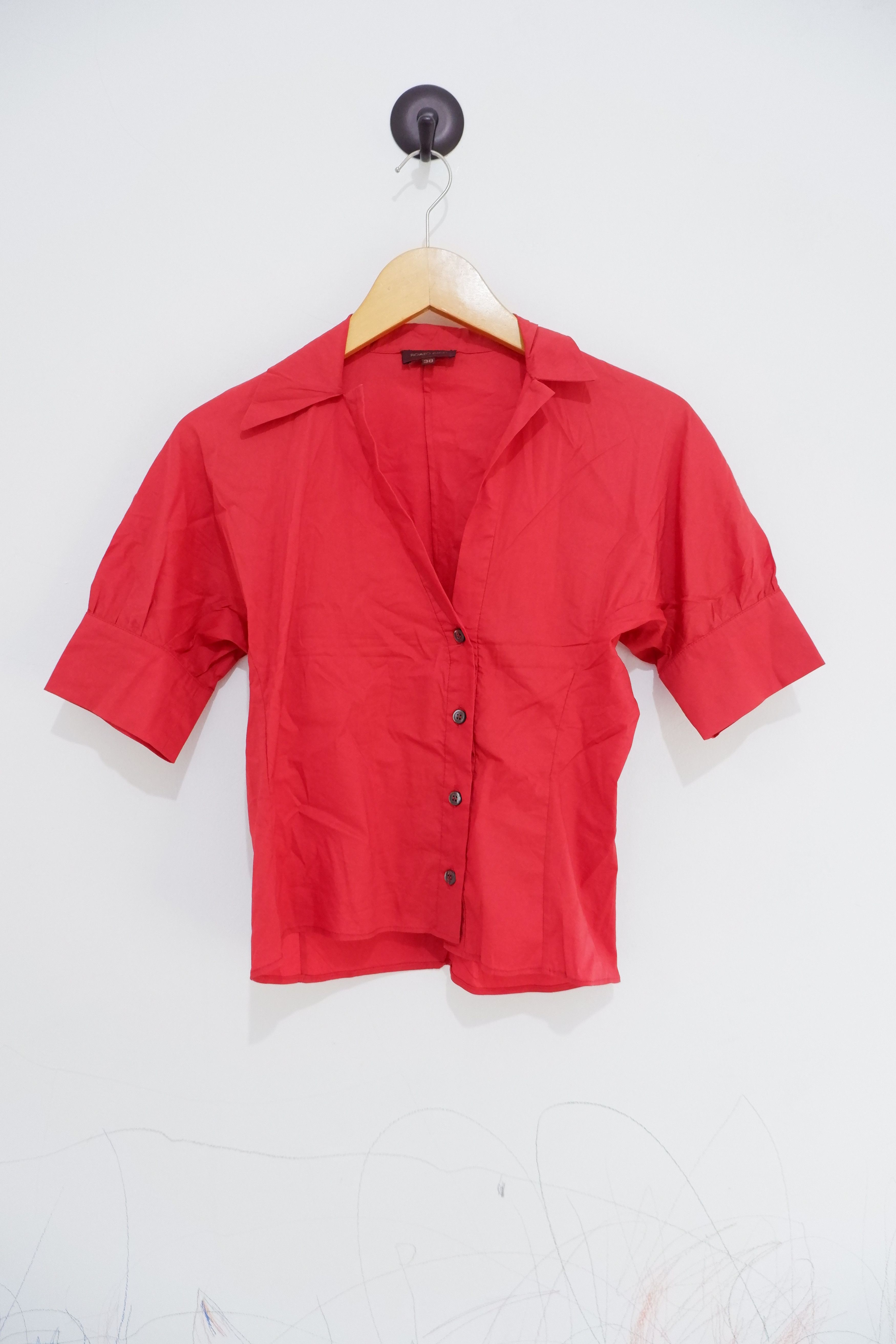 Romeo Gigli SS/2004 Archive Romeo Gigli Cotton Blouses Size S / US 4 / IT 40 - 1 Thumbnail
