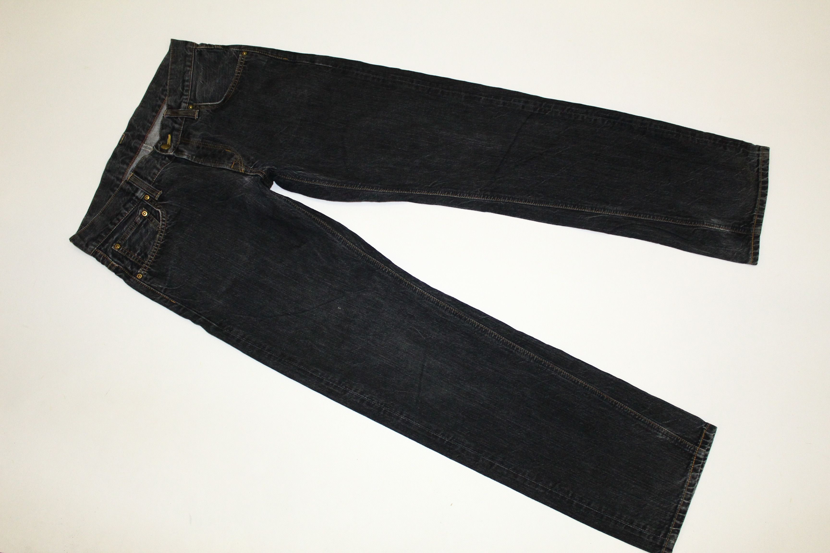 Carhartt Made in Japan. Carhartt Round Up Stonewash Faded Denim Jeans Size US 34 / EU 50 - 2 Thumbnail