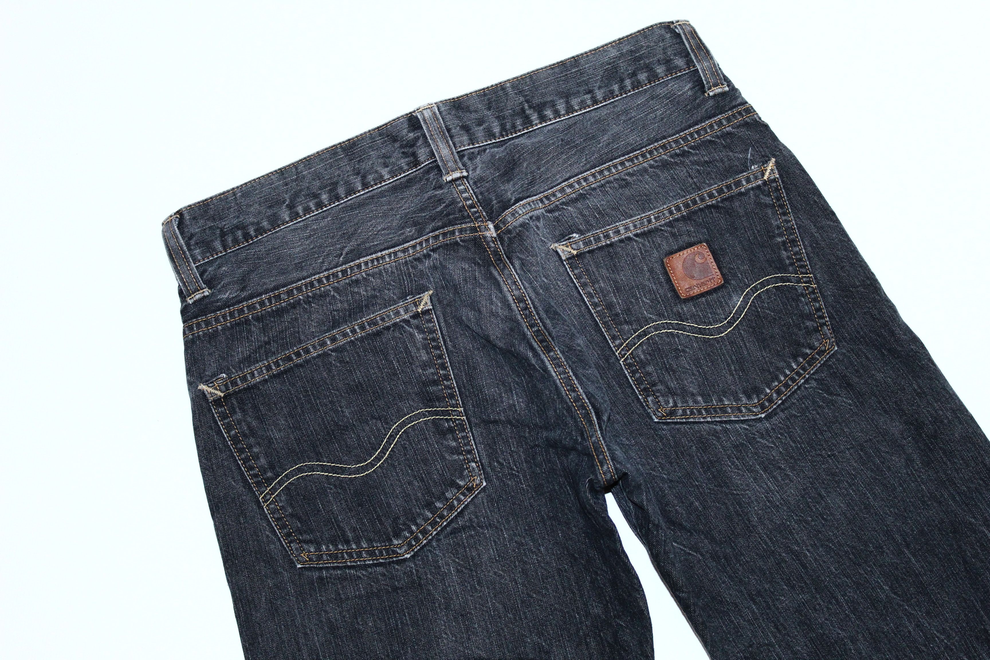 Carhartt Made in Japan. Carhartt Round Up Stonewash Faded Denim Jeans Size US 34 / EU 50 - 7 Thumbnail