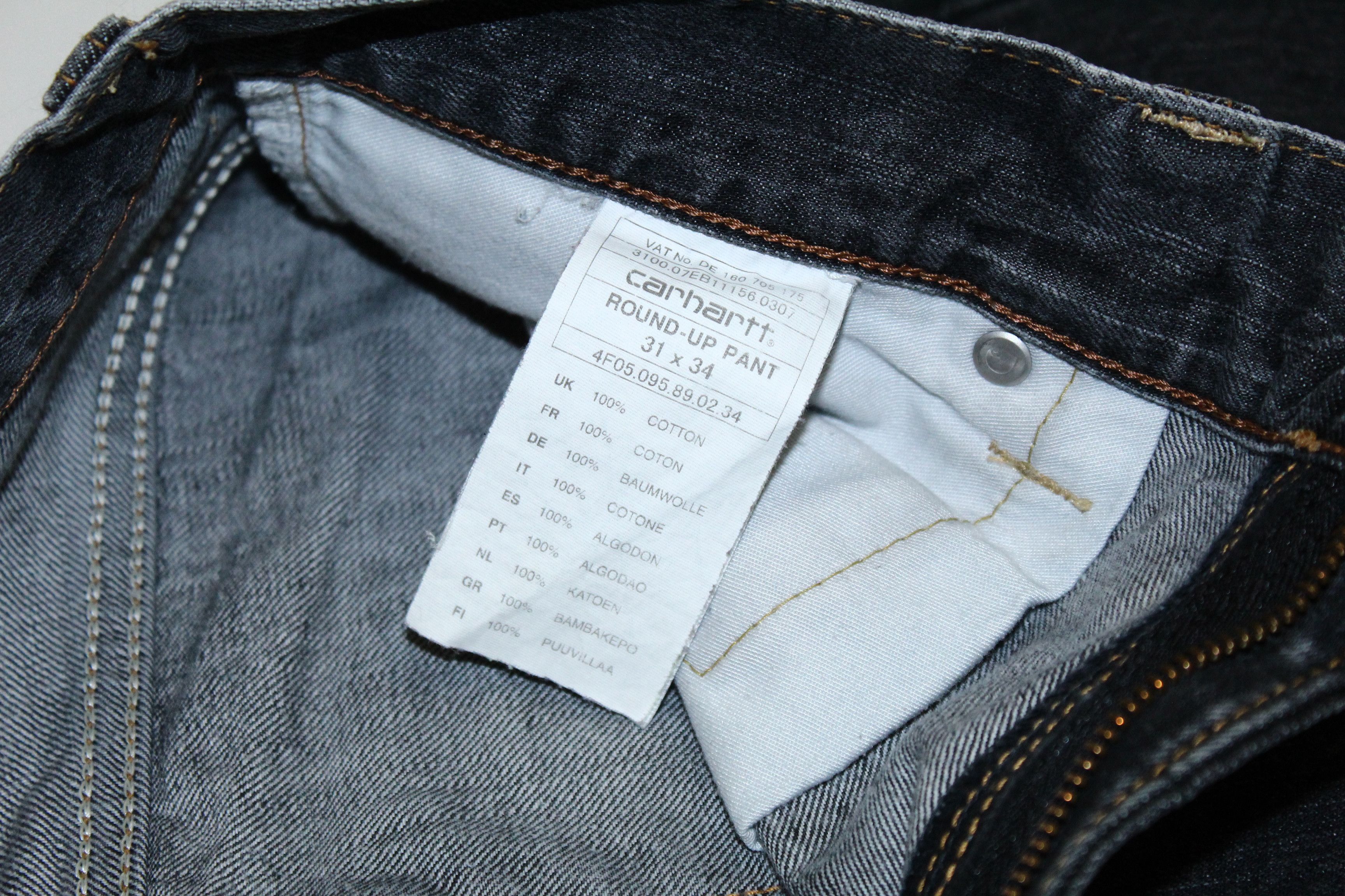 Carhartt Made in Japan. Carhartt Round Up Stonewash Faded Denim Jeans Size US 34 / EU 50 - 4 Thumbnail